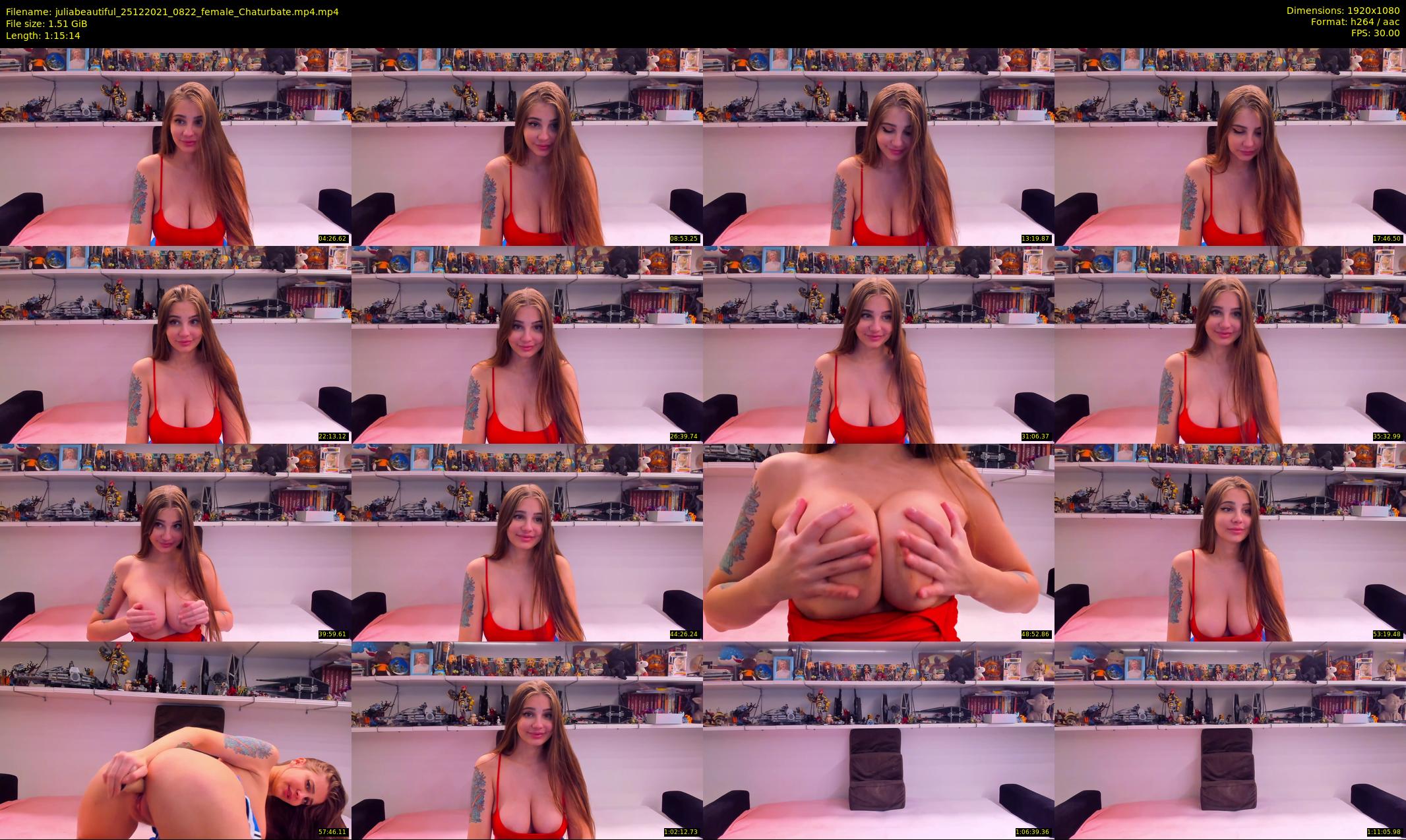 juliabeautiful — 76 minute Chaturbate female cam show recording, 1080p, Dec 25, 2021