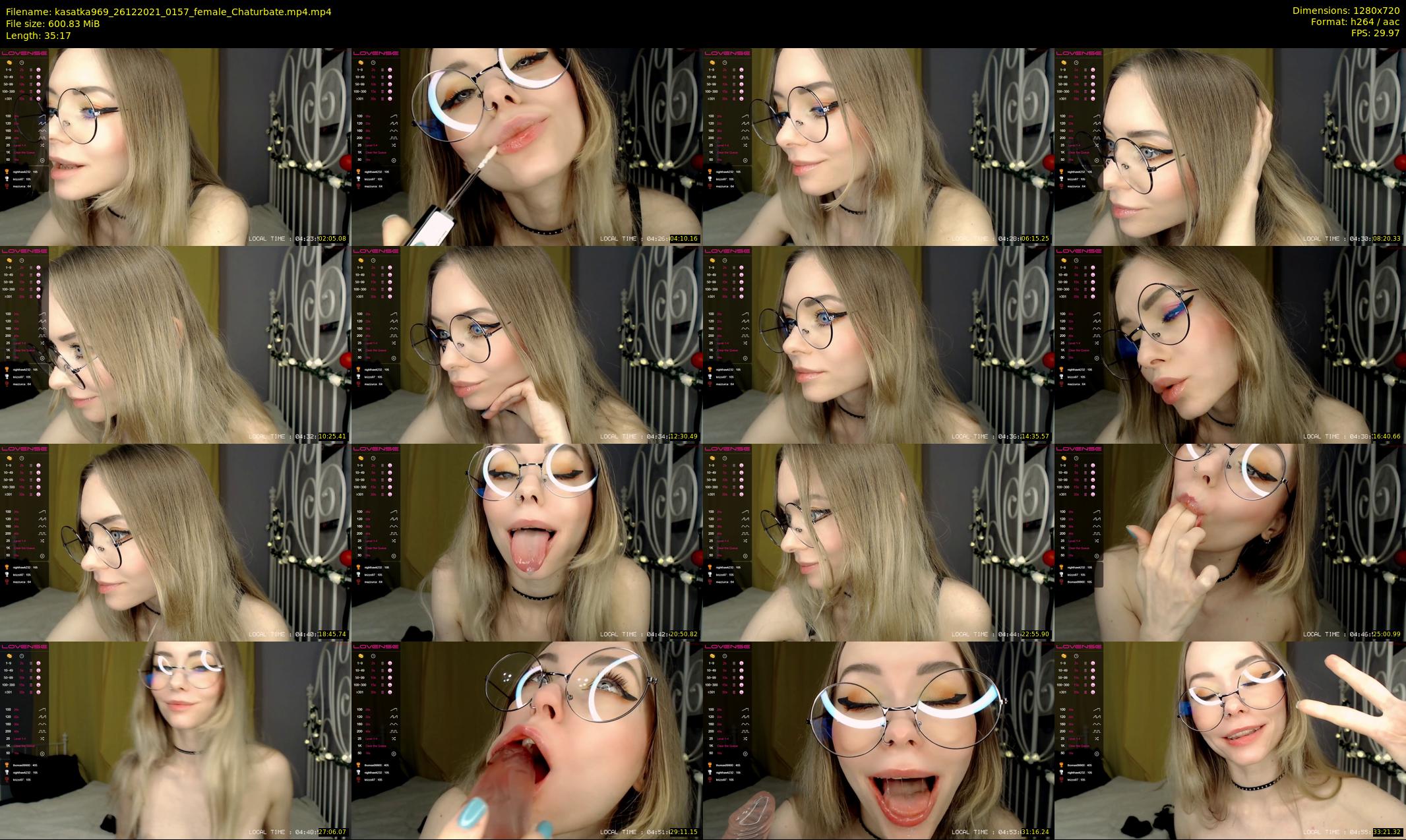 kasatka969 — 36 minute Chaturbate female cam show recording, 720p, Dec 26, 2021