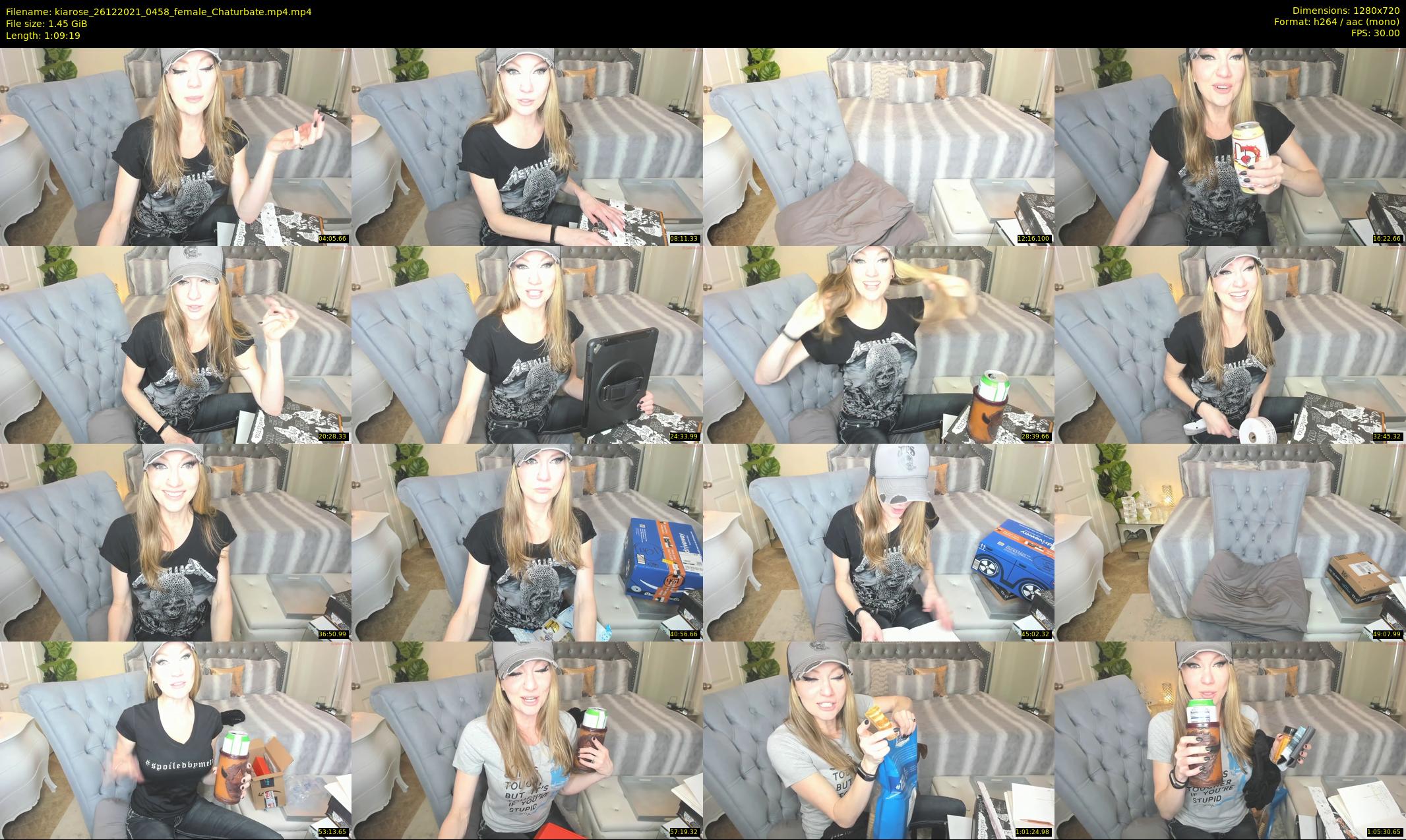 kiarose — 70 minute Chaturbate female cam show recording, 720p, Dec 26, 2021