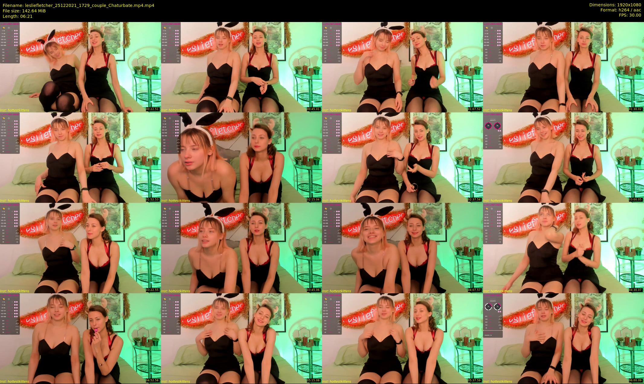 lesliefletcher — 7 minute Chaturbate couple cam show recording, 1080p, Dec 25, 2021