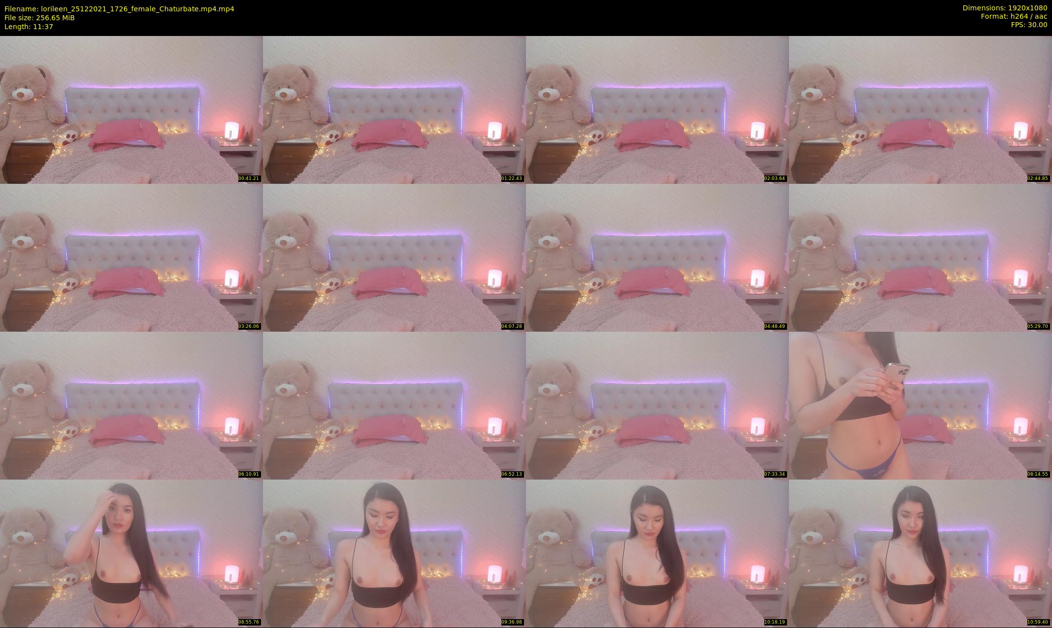 lorileen — 12 minute Chaturbate female cam show recording, 1080p, Dec 25, 2021