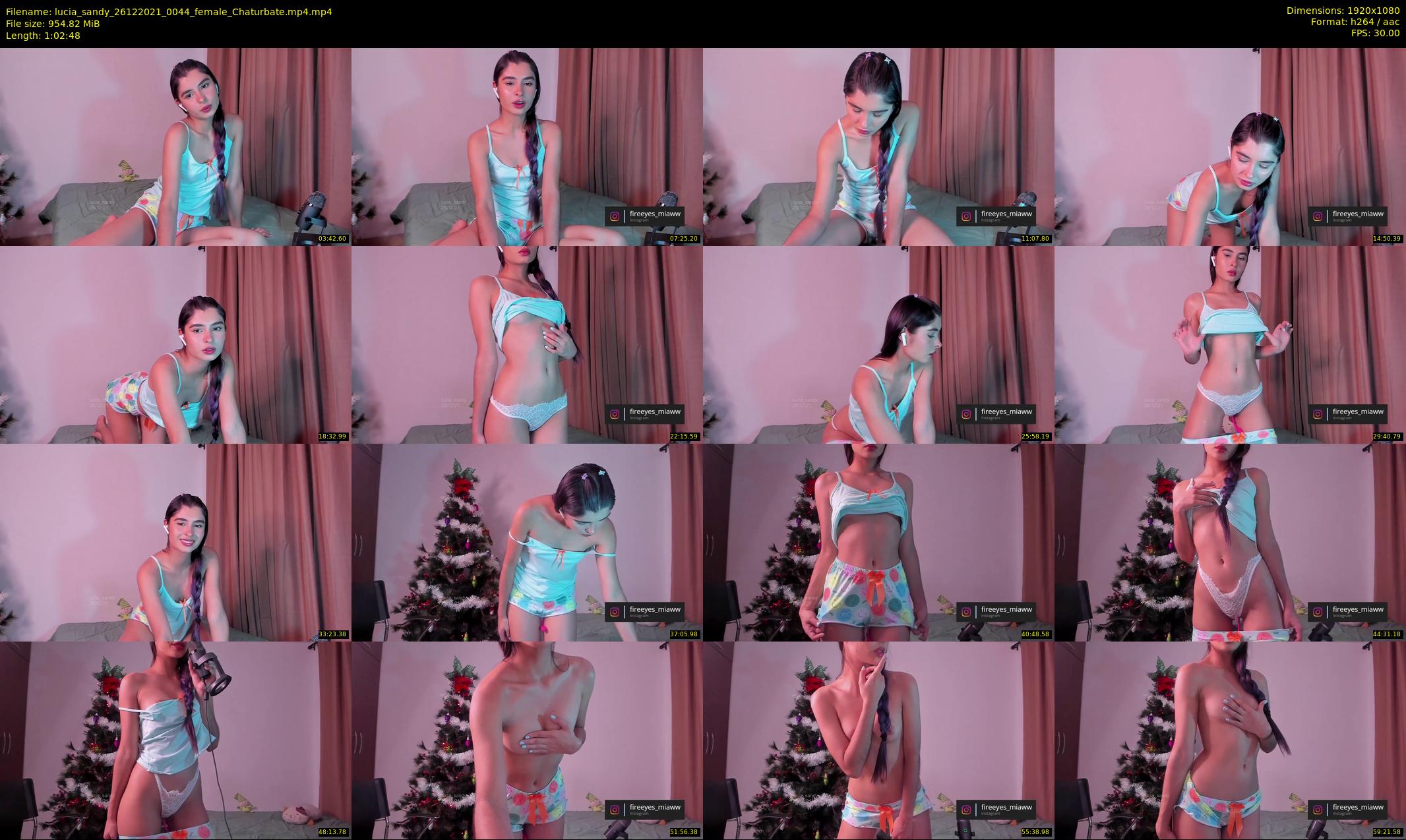 lucia_sandy — 63 minute Chaturbate female cam show recording, 1080p, Dec 26, 2021