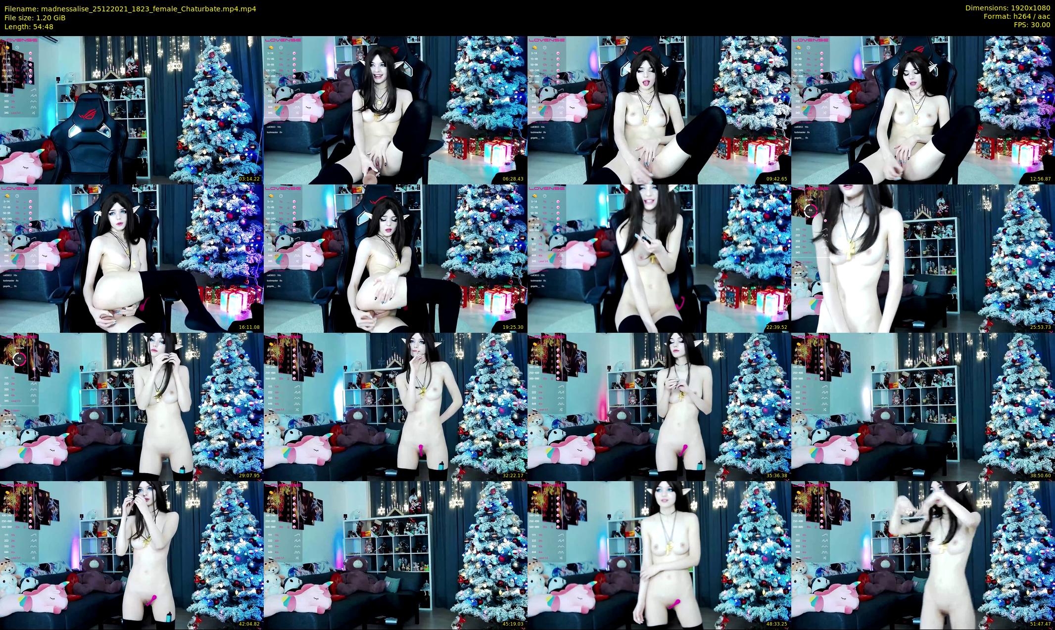 madnessalise — 55 minute Chaturbate female cam show recording, 1080p, Dec 25, 2021