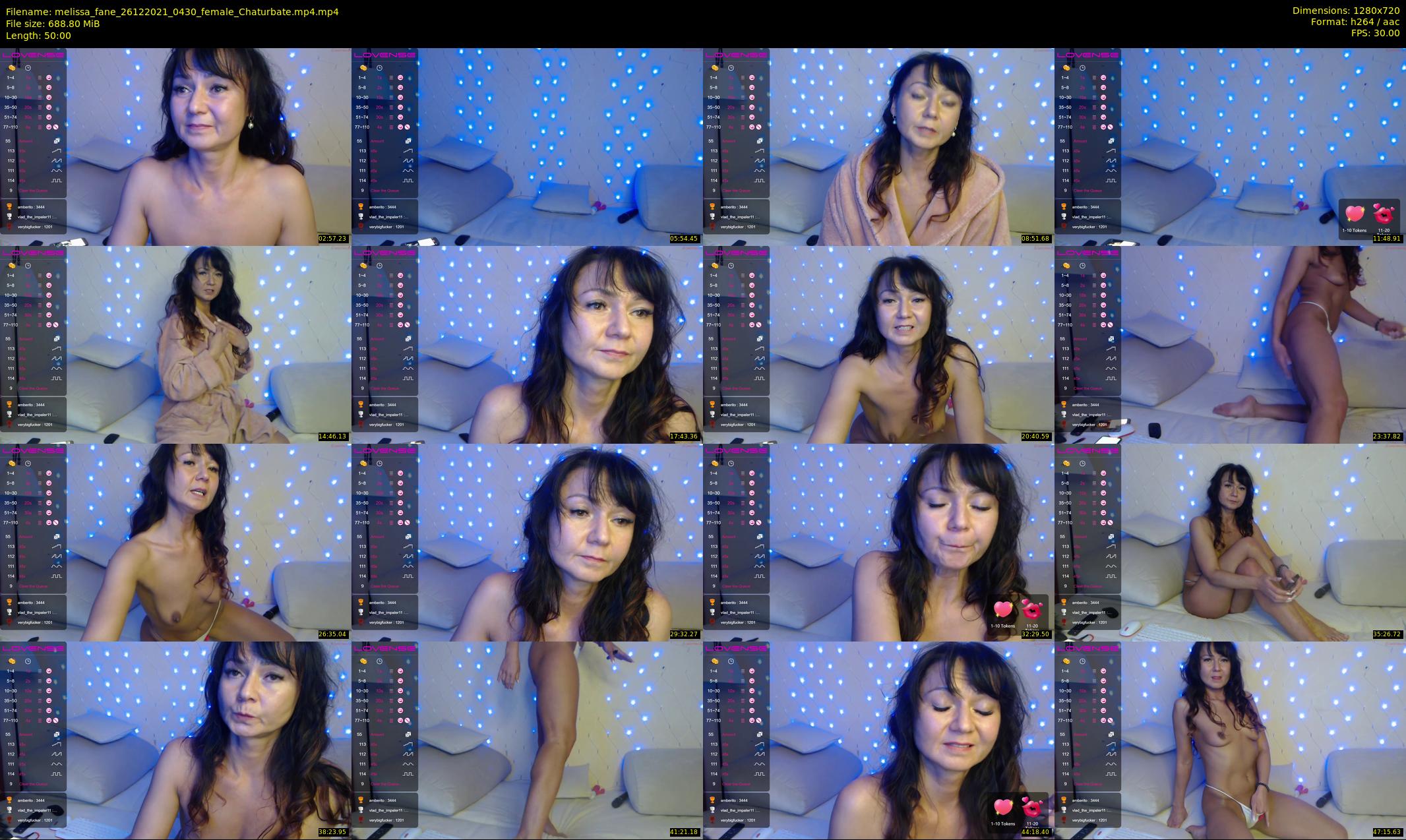 melissa_fane — 50 minute Chaturbate female cam show recording, 720p, Dec 26, 2021