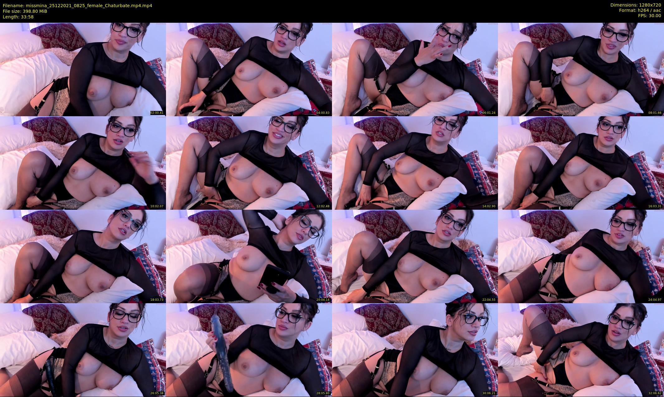 missmina — 34 minute Chaturbate female cam show recording, 720p, Dec 25, 2021