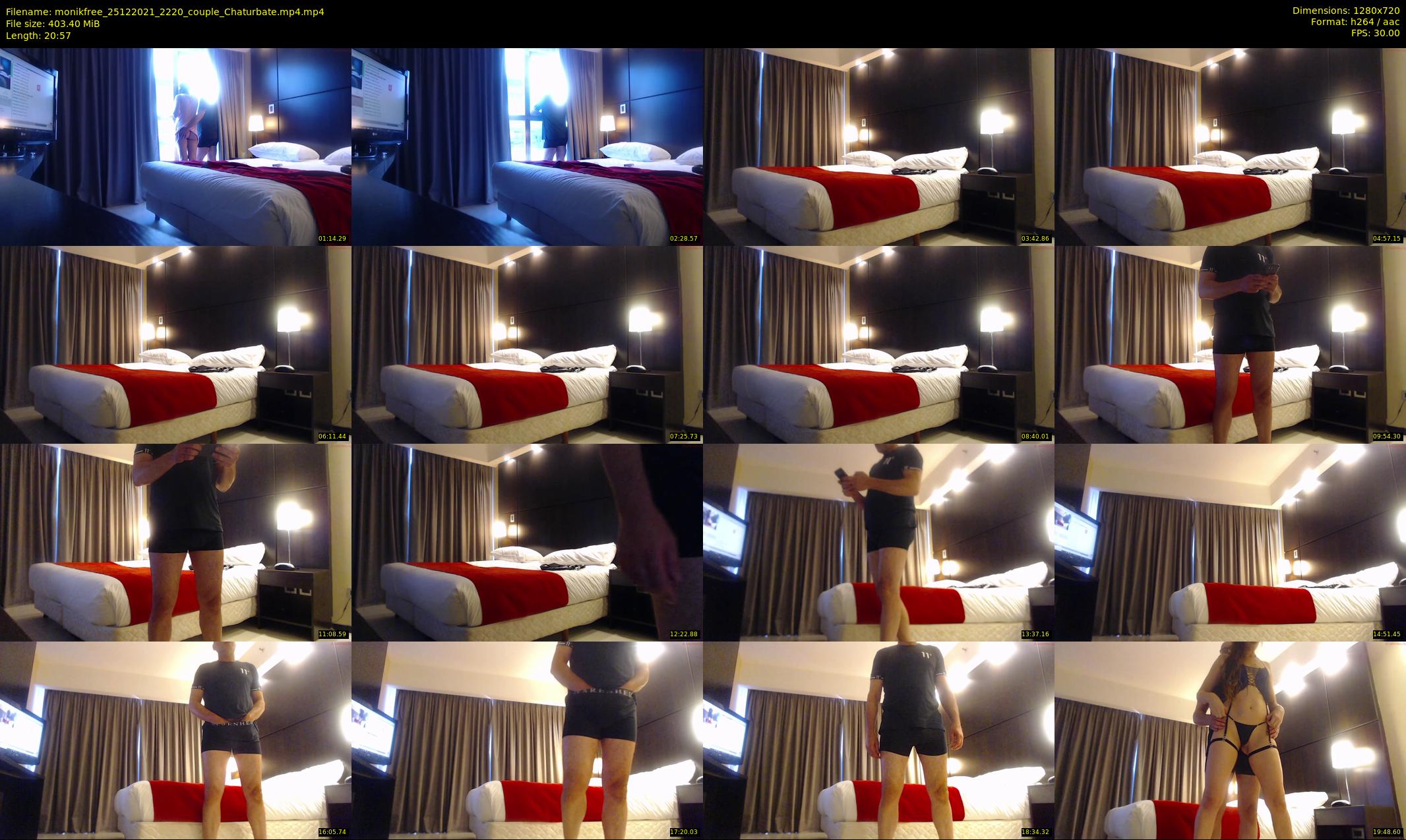 monikfree — 21 minute Chaturbate couple cam show recording, 720p, Dec 25, 2021