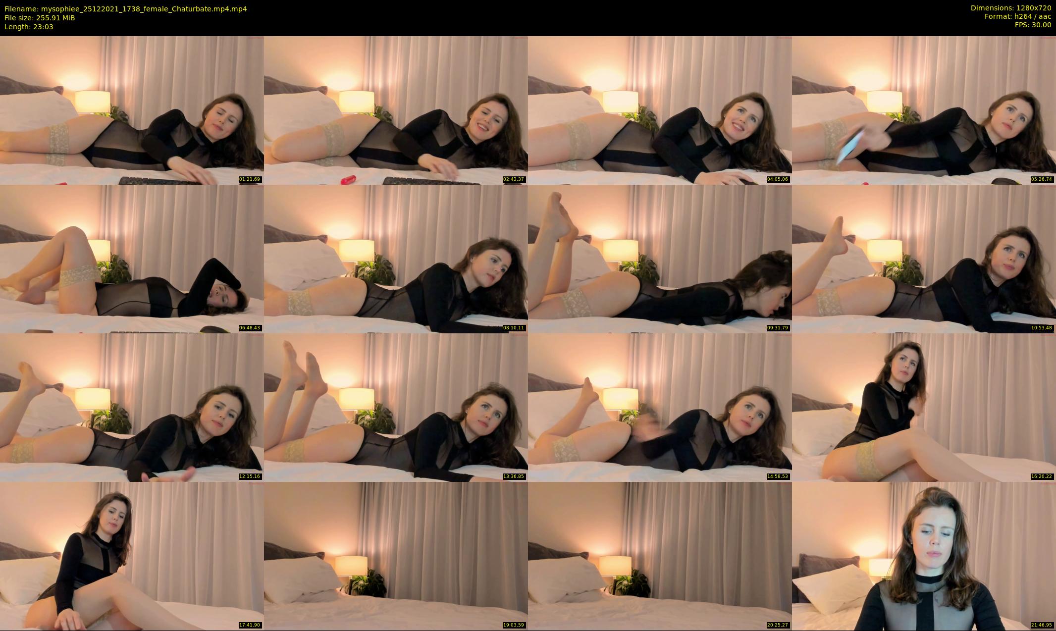 mysophiee — 24 minute Chaturbate female cam show recording, 720p, Dec 25, 2021