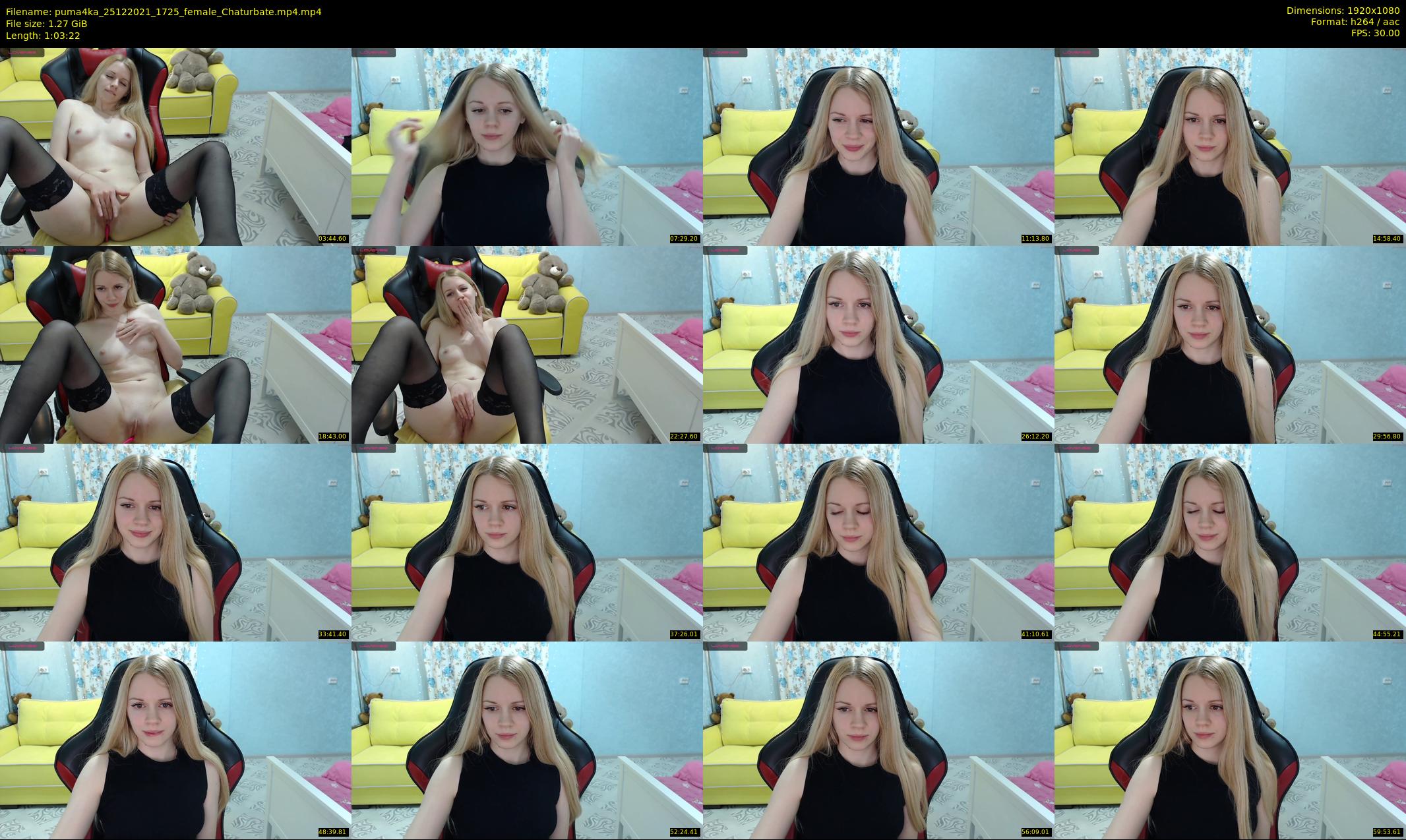 puma4ka — 64 minute Chaturbate female cam show recording, 1080p, Dec 25, 2021