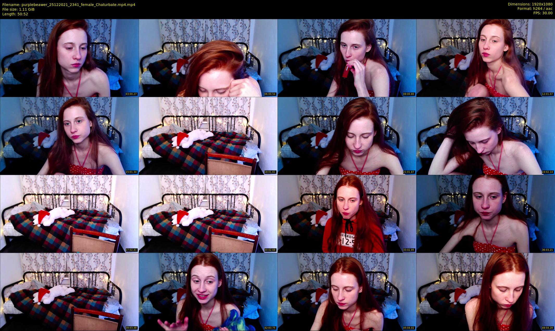 purplebeawer — 51 minute Chaturbate female cam show recording, 1080p, Dec 25, 2021