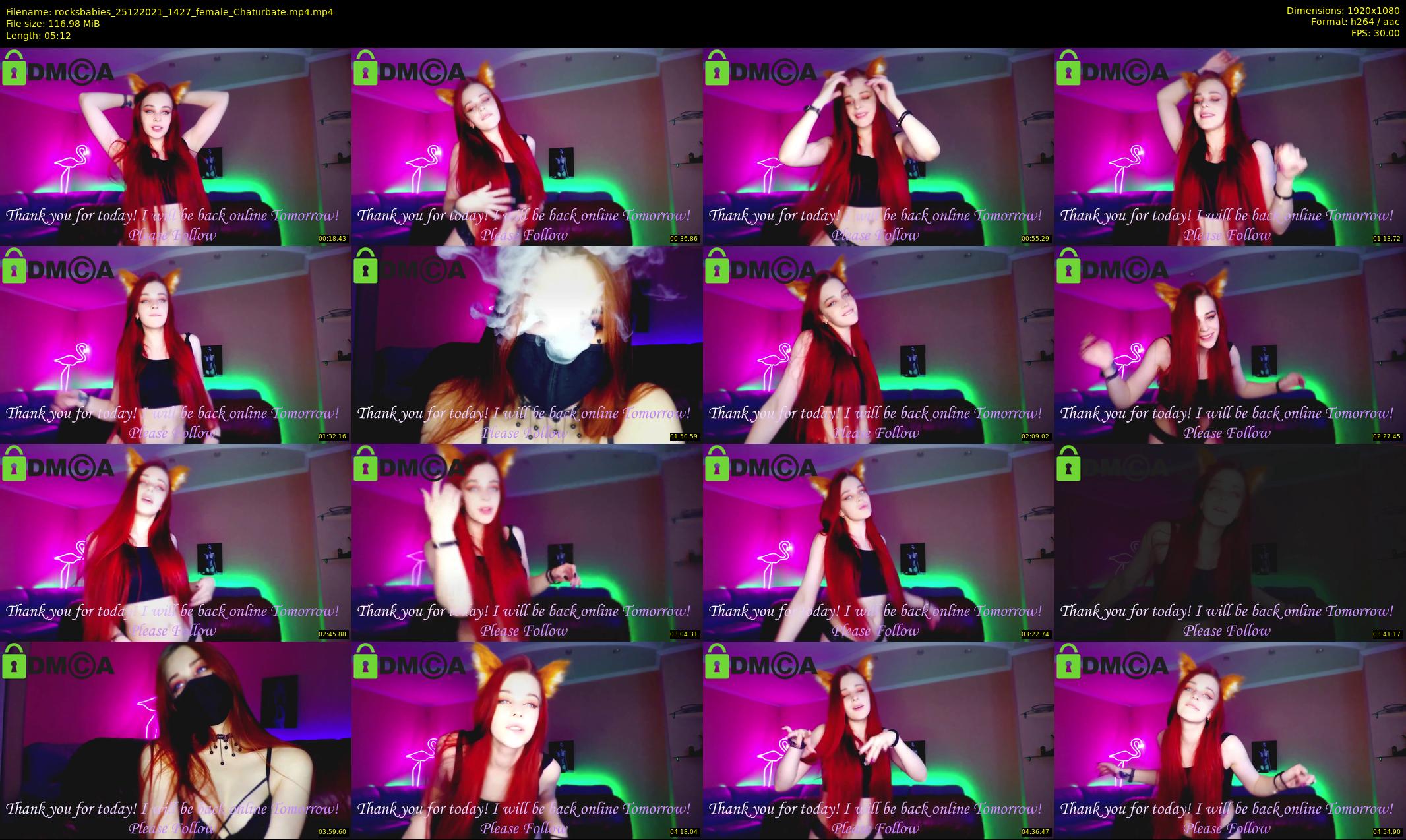 rocksbabies — 6 minute Chaturbate female cam show recording, 1080p, Dec 25, 2021