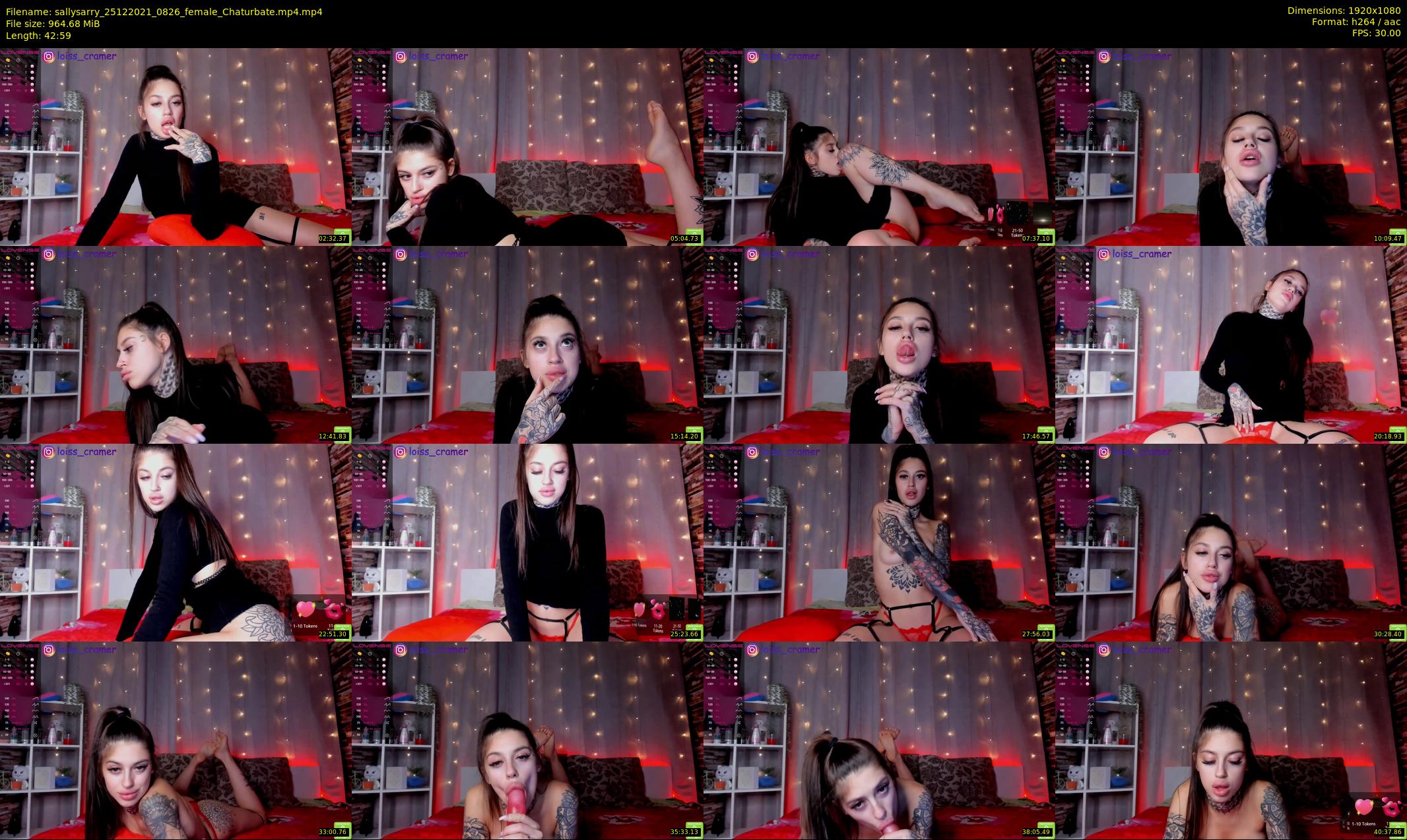 sallysarry — 43 minute Chaturbate couple cam show recording, 1080p, Dec 25, 2021