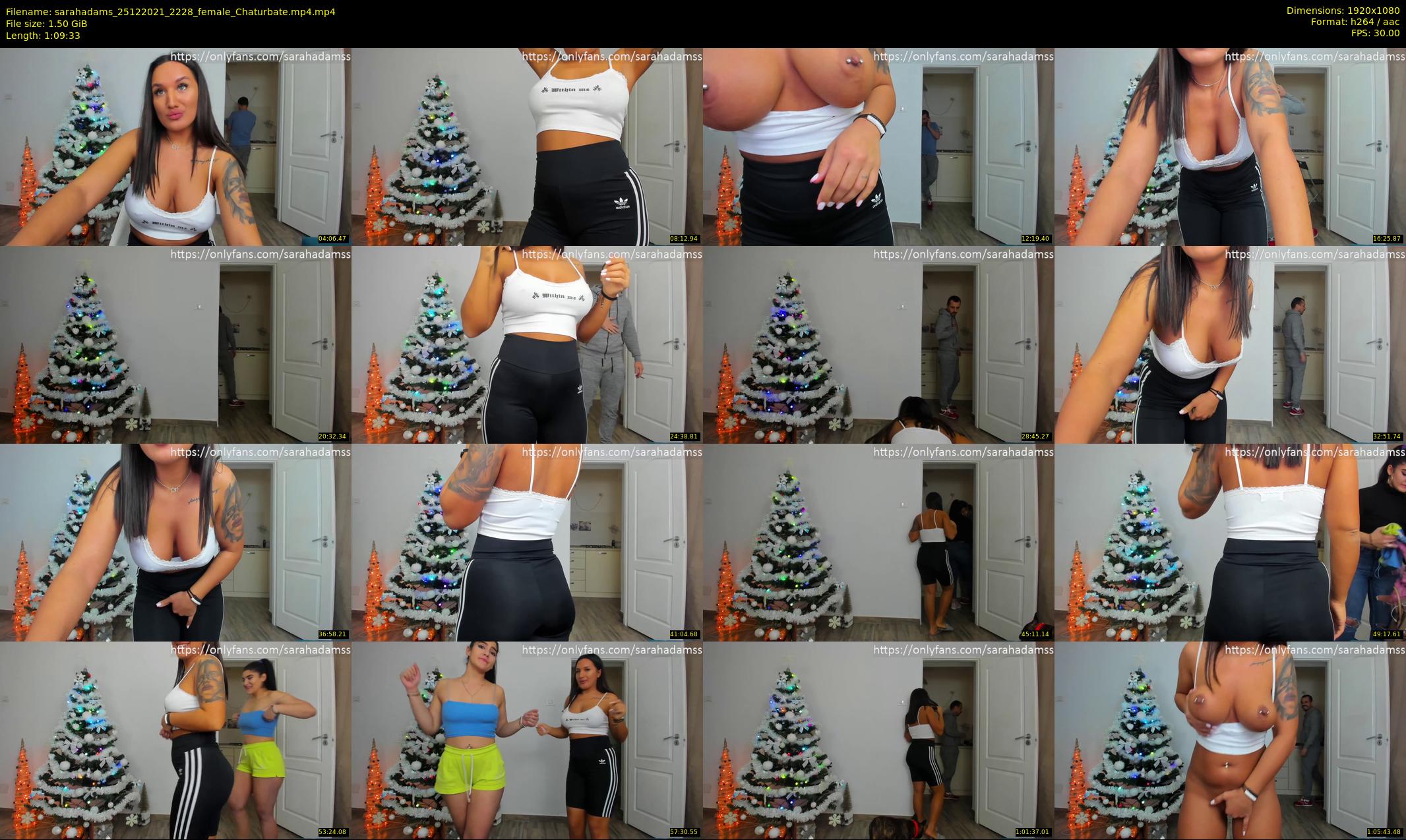 sarahadams — 70 minute Chaturbate female cam show recording, 1080p, Dec 25, 2021