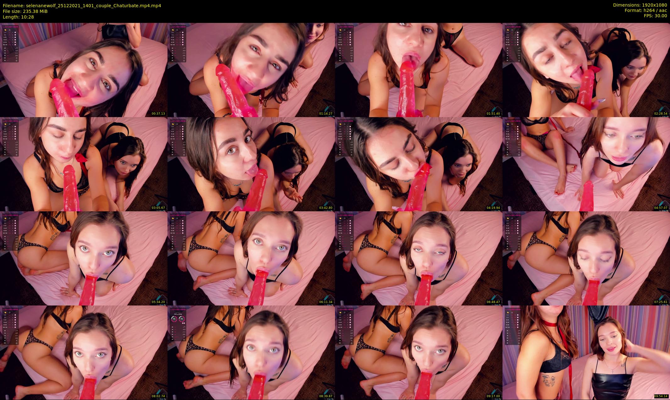 selenanewolf — 11 minute Chaturbate couple cam show recording, 1080p, Dec 25, 2021