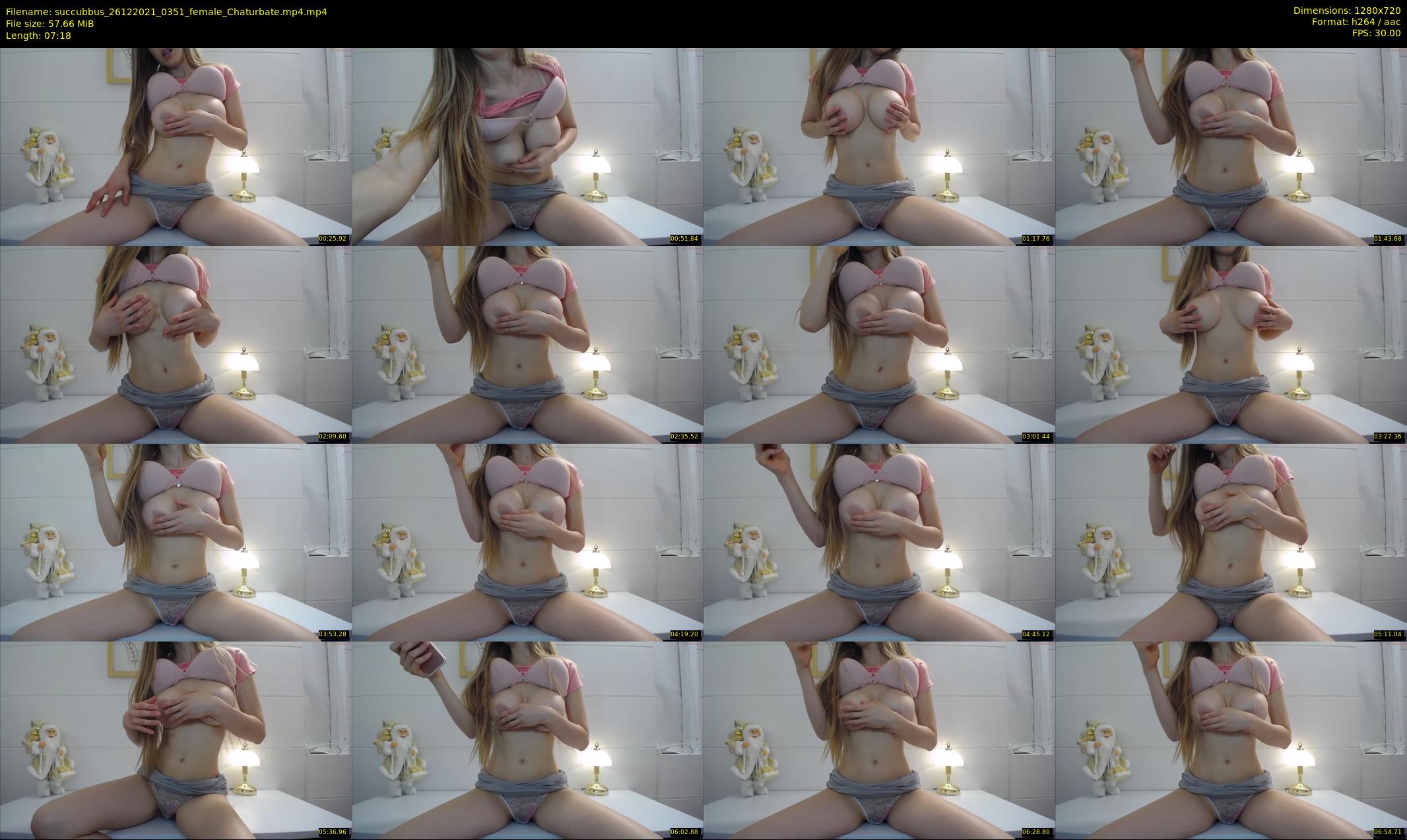 succubbus — 8 minute Chaturbate female cam show recording, 720p, Dec 26, 2021