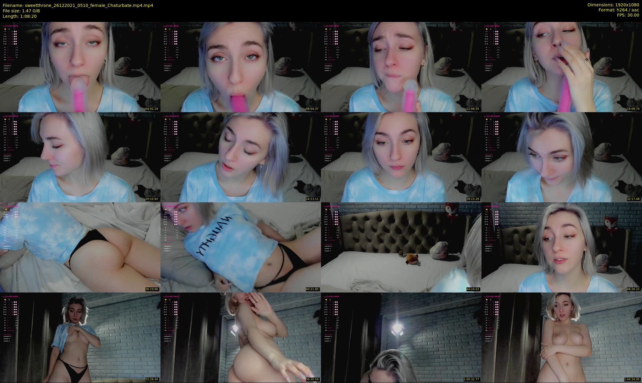 sweetthrone — 69 minute Chaturbate couple cam show recording, 1080p, Dec 26, 2021