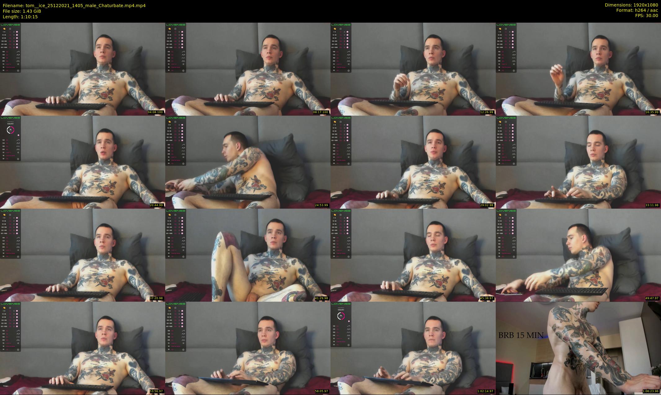 tom__ice — 71 minute Chaturbate male cam show recording, 1080p, Dec 25, 2021