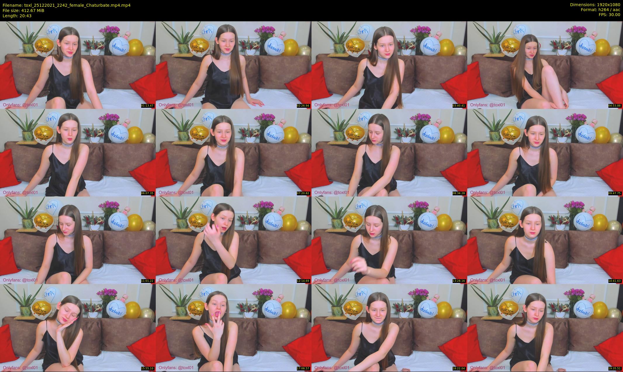 toxl — 21 minute Chaturbate female cam show recording, 1080p, Dec 25, 2021