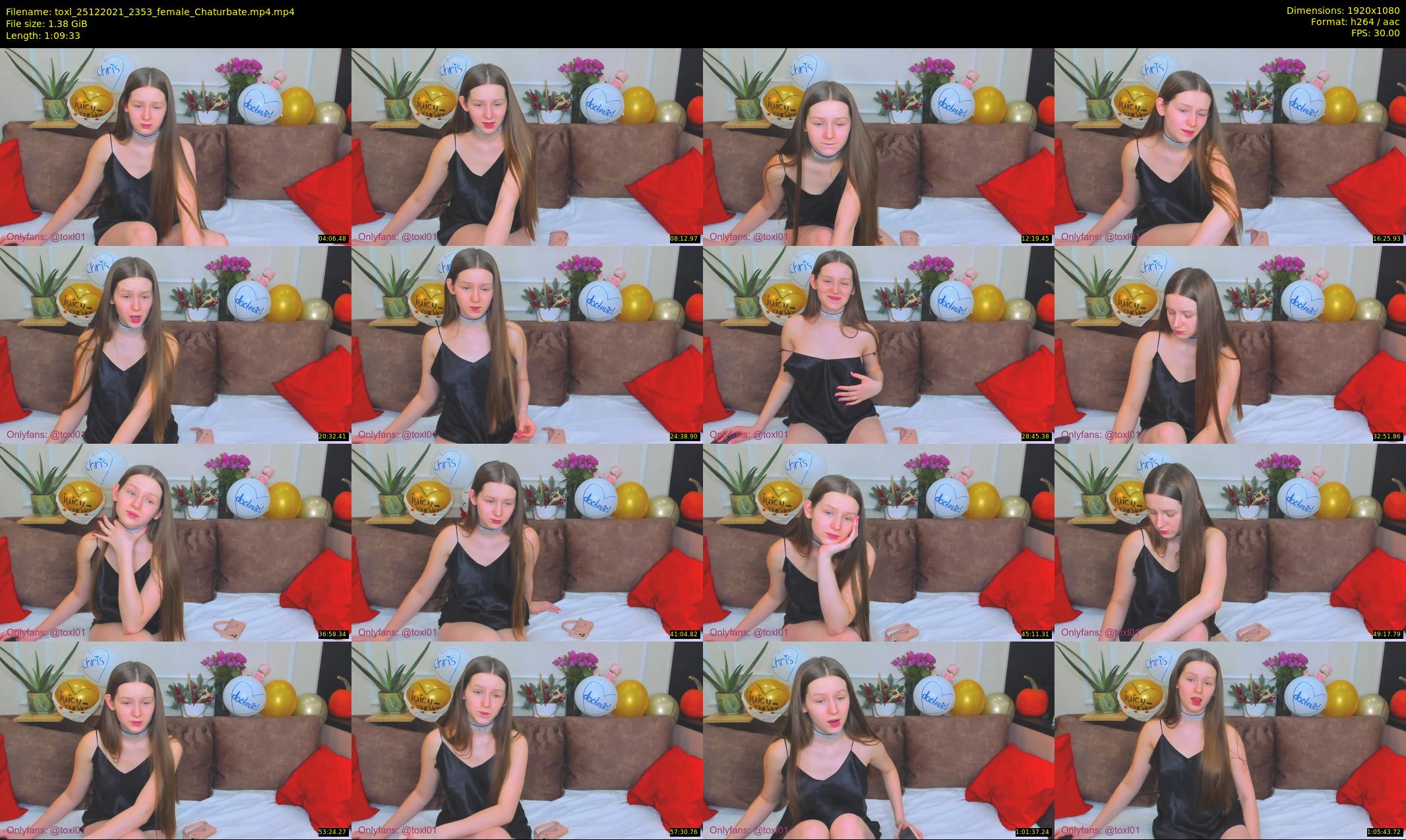 toxl — 70 minute Chaturbate female cam show recording, 1080p, Dec 25, 2021