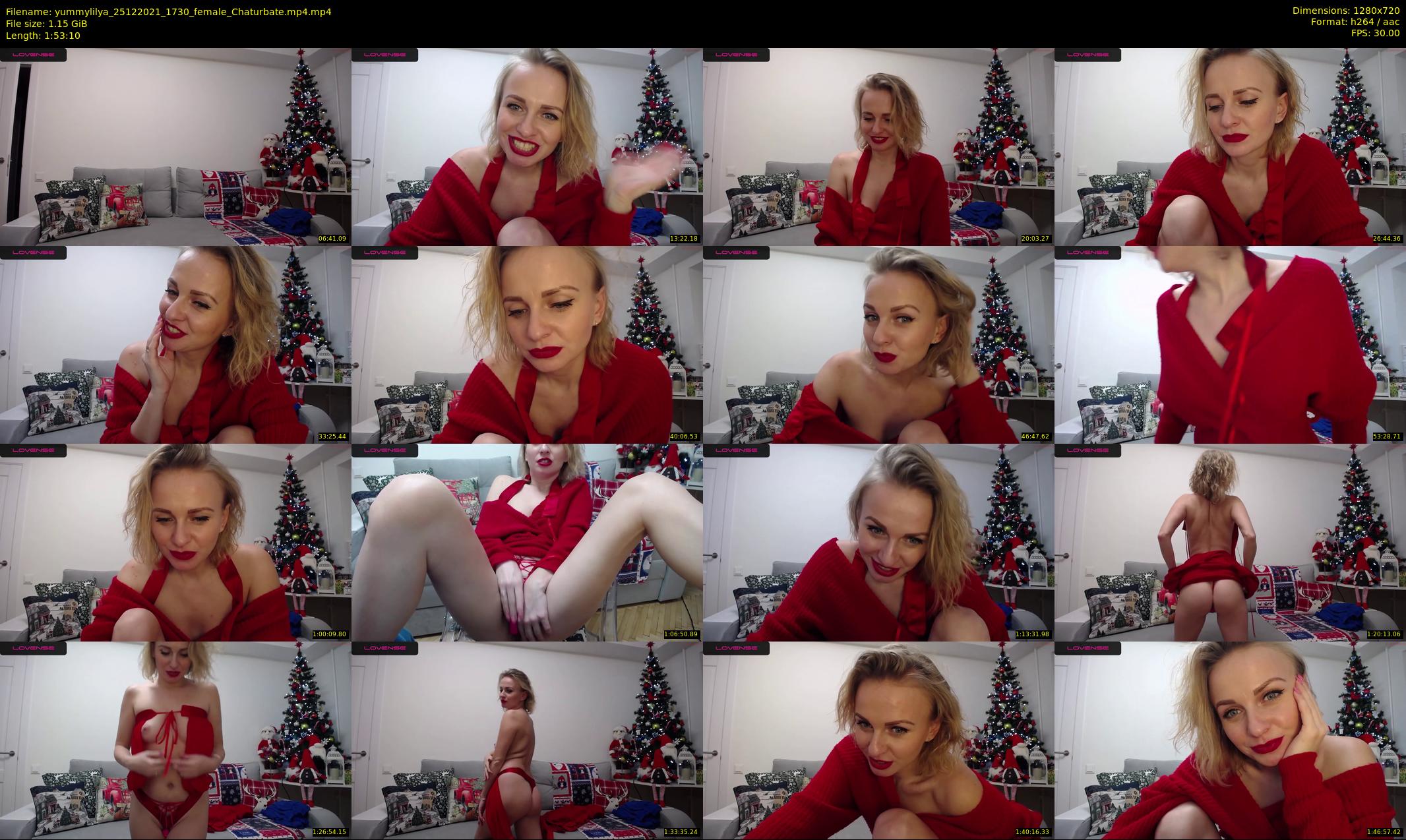 yummylilya — 114 minute Chaturbate female cam show recording, 720p, Dec 25, 2021