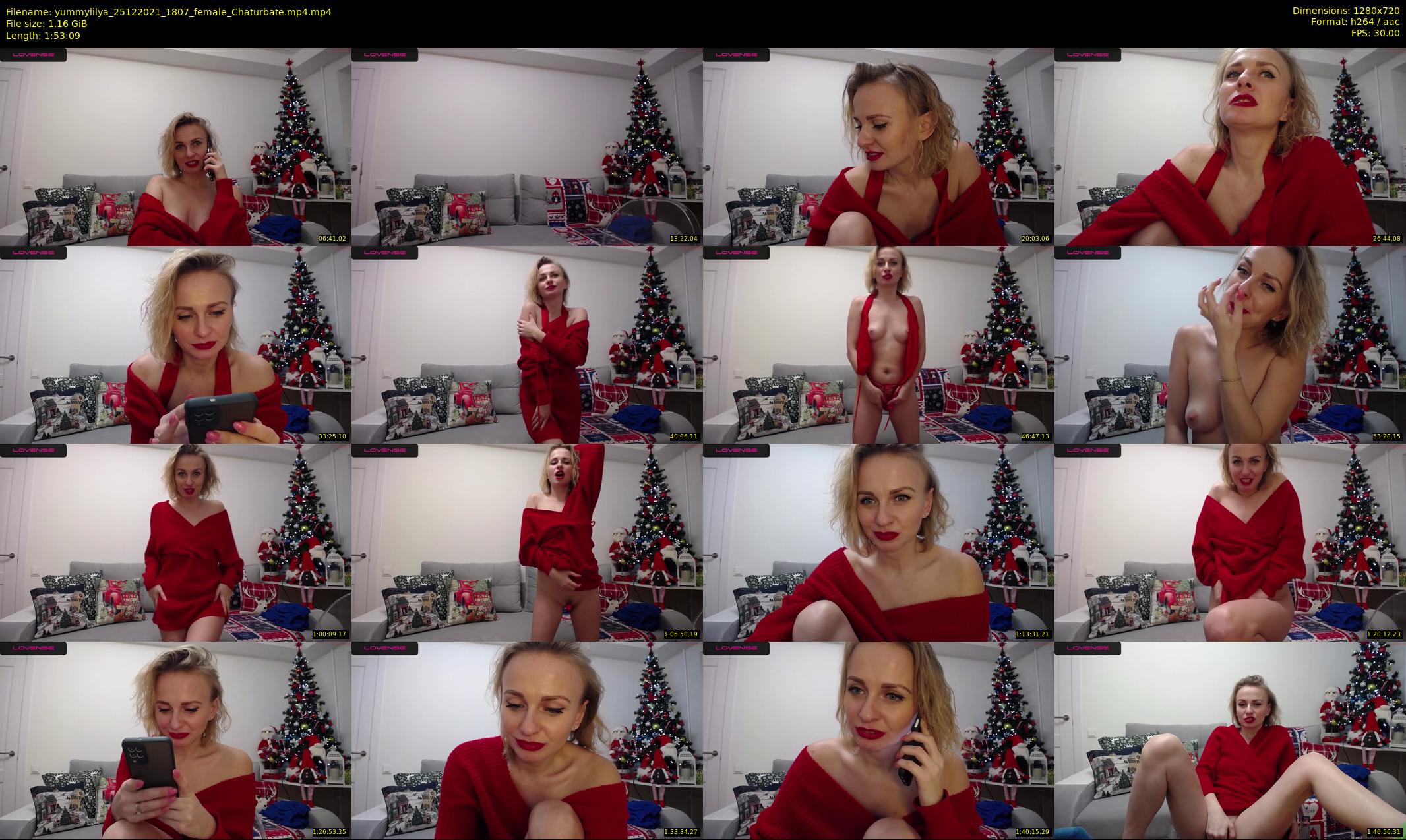 yummylilya — 114 minute Chaturbate female cam show recording, 720p, Dec 25, 2021