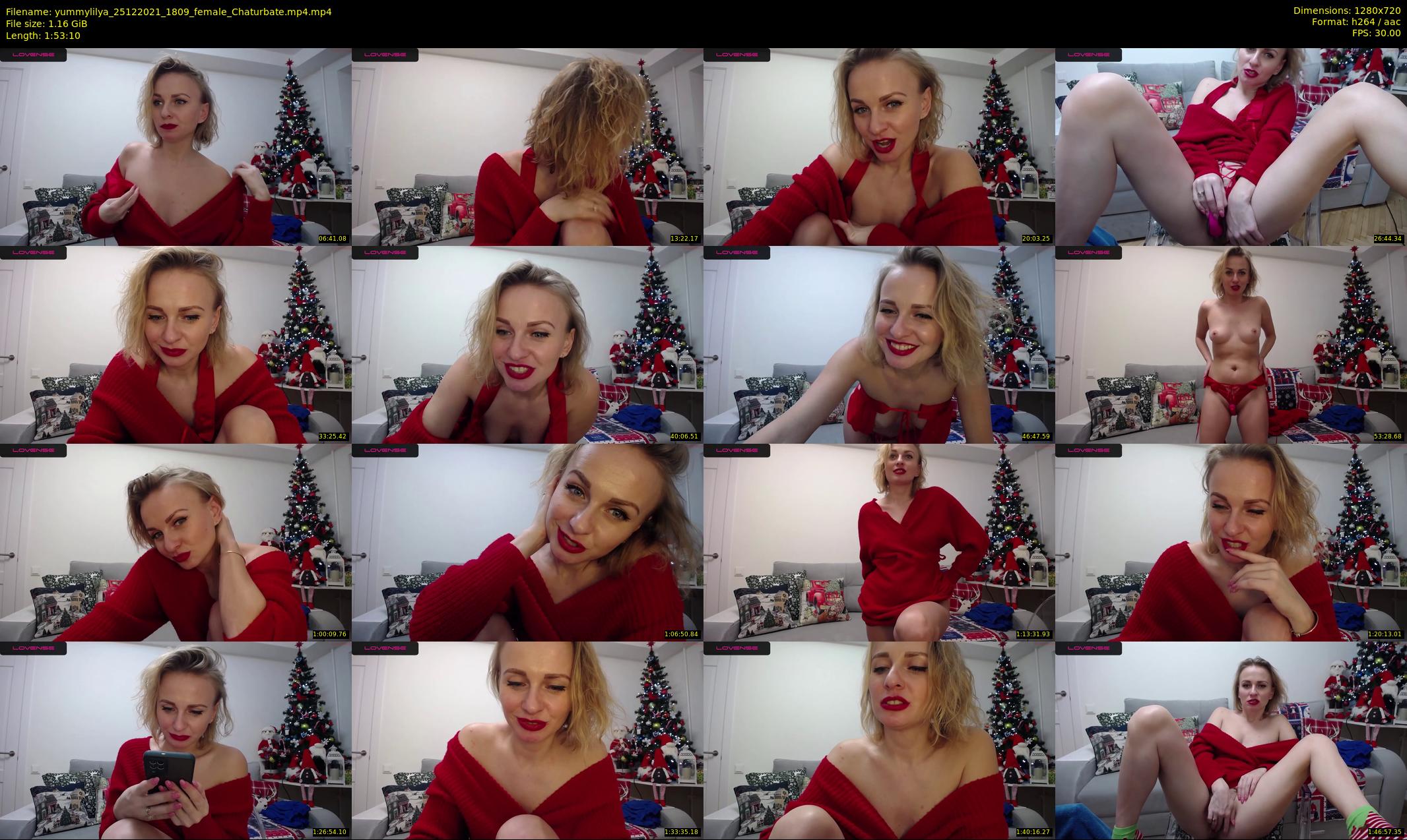 yummylilya — 114 minute Chaturbate female cam show recording, 720p, Dec 25, 2021