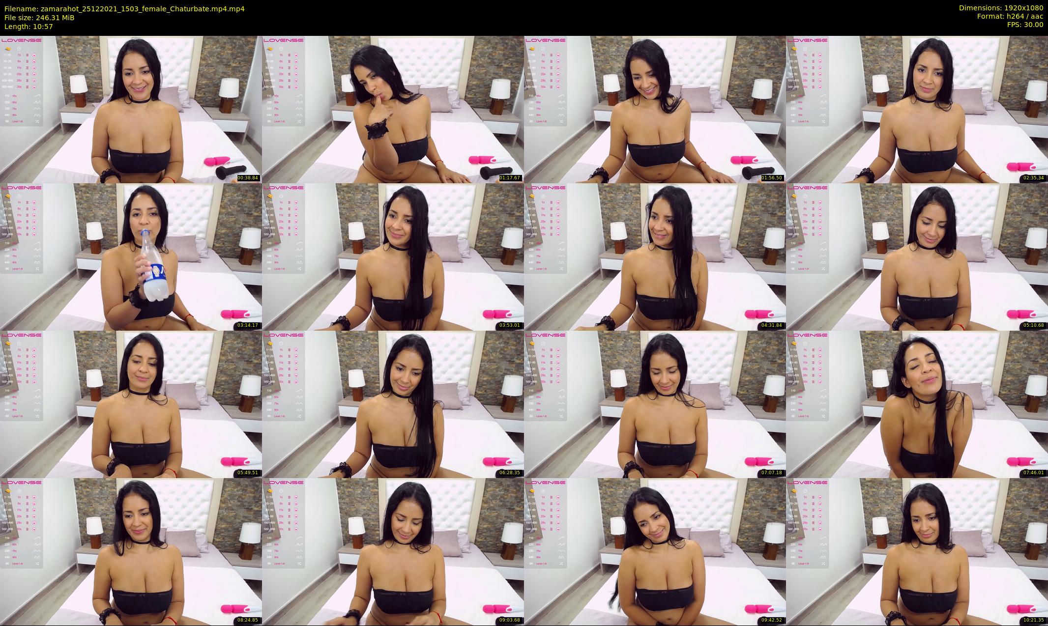 zamarahot — 11 minute Chaturbate female cam show recording, 1080p, Dec 25, 2021