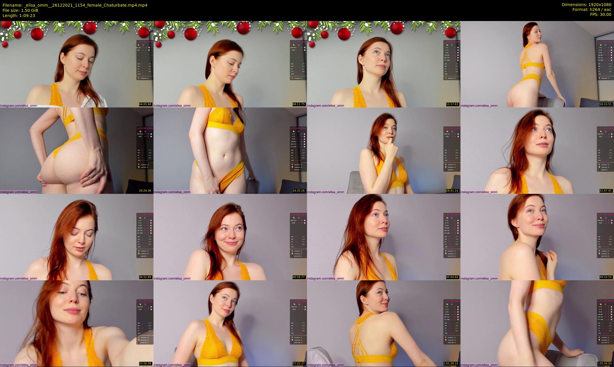 _elisa_omm_ — 70 minute Chaturbate female cam show recording, 1080p, Dec 26, 2021