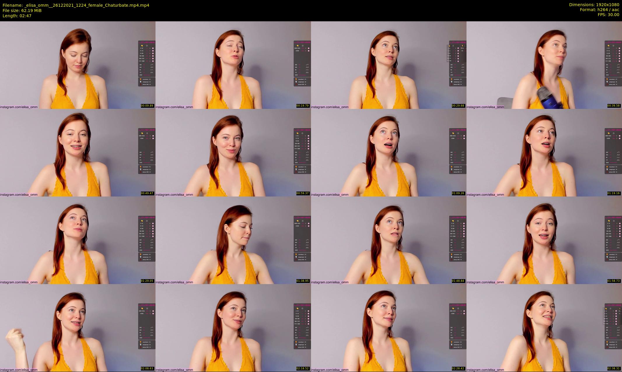 _elisa_omm_ — 3 minute Chaturbate female cam show recording, 1080p, Dec 26, 2021