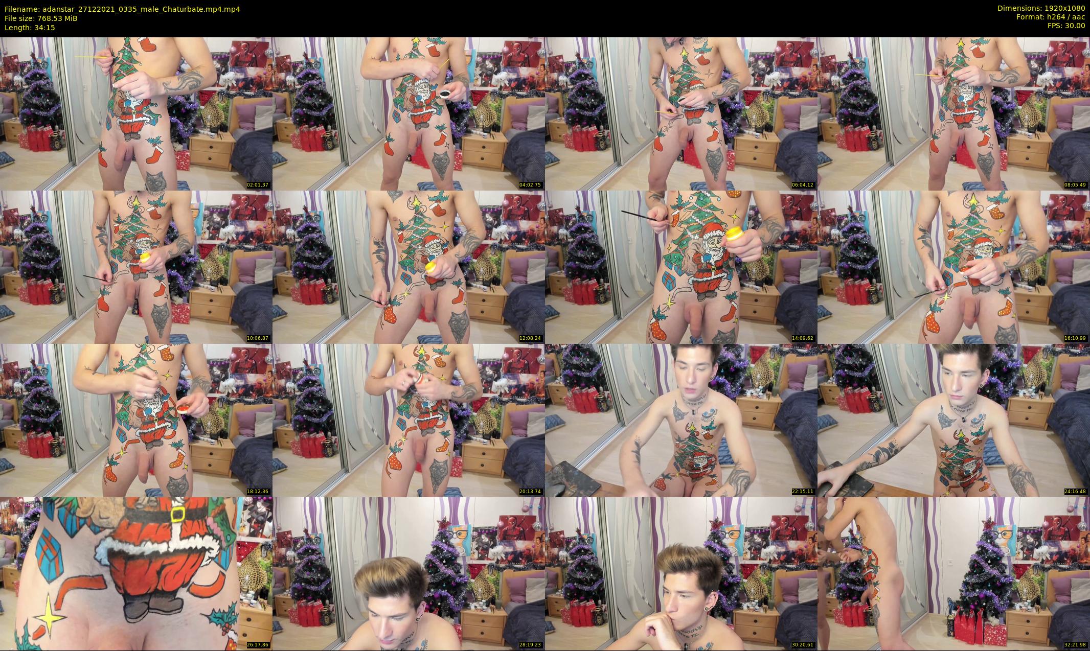 adanstar — 35 minute Chaturbate male cam show recording, 1080p, Dec 27, 2021