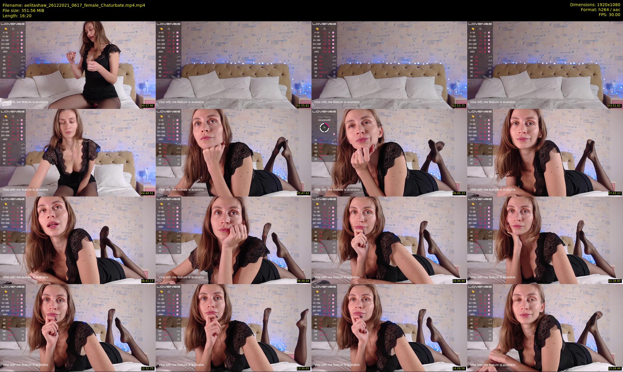 aelitashaw — 17 minute Chaturbate female cam show recording, 1080p, Dec 26, 2021