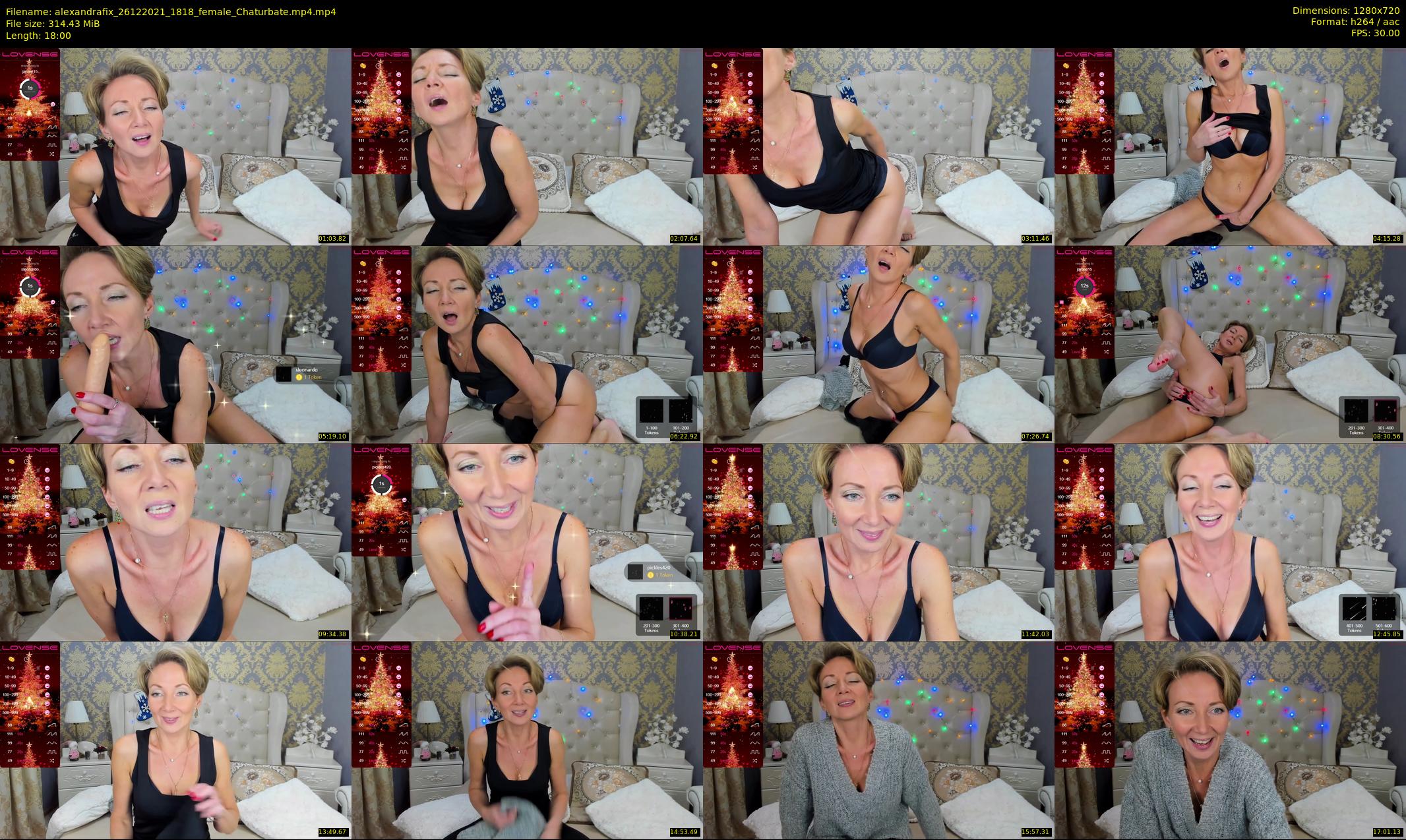 alexandrafix — 18 minute Chaturbate female cam show recording, 720p, Dec 26, 2021