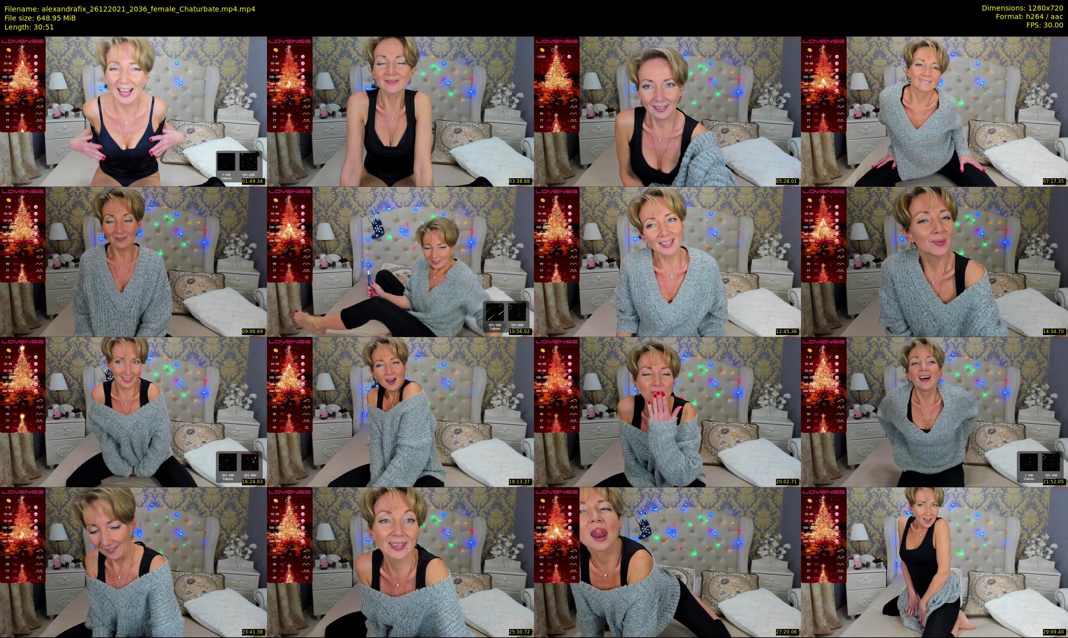 alexandrafix — 31 minute Chaturbate female cam show recording, 720p, Dec 26, 2021