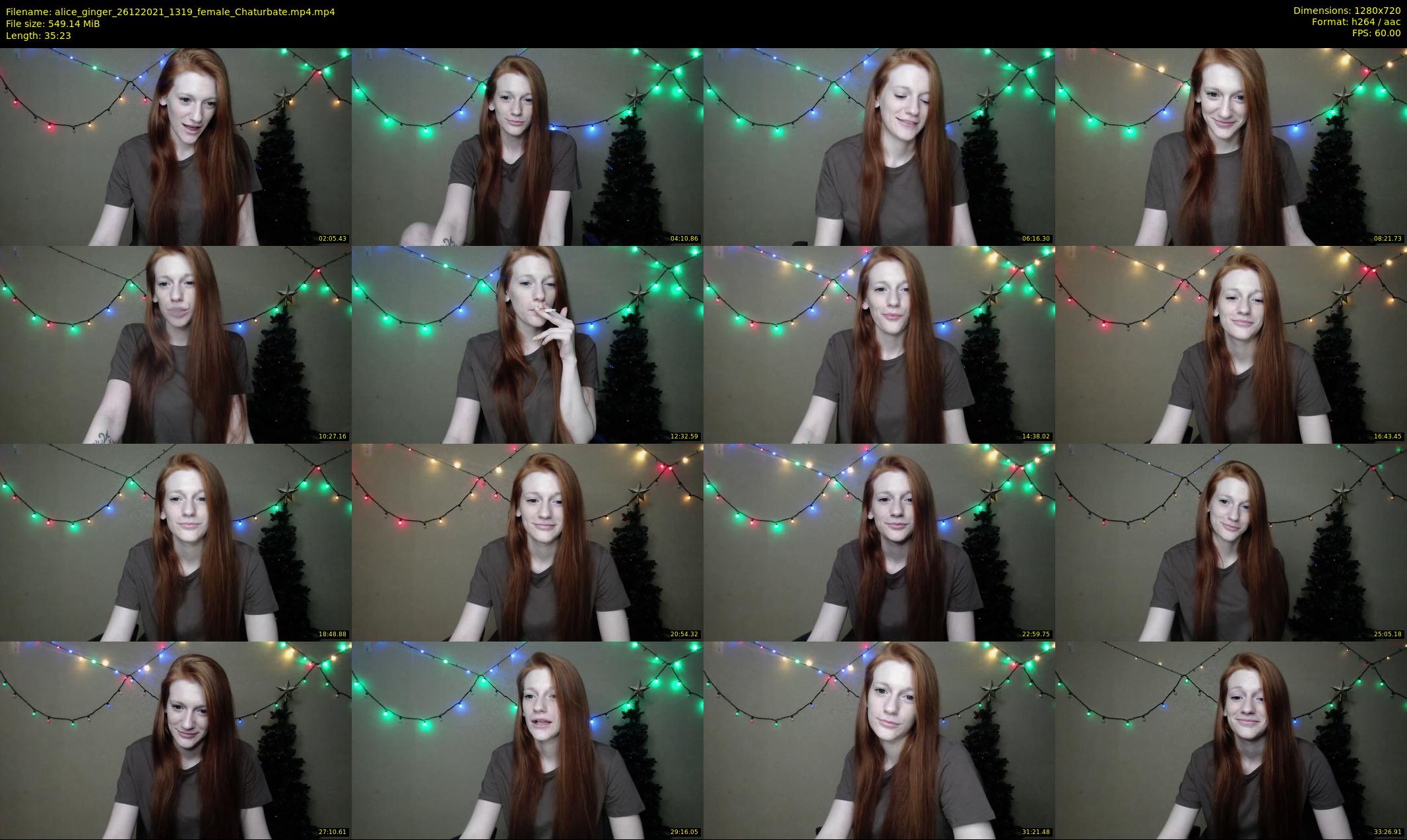 alice_ginger — 36 minute Chaturbate female cam show recording, 720p, Dec 26, 2021