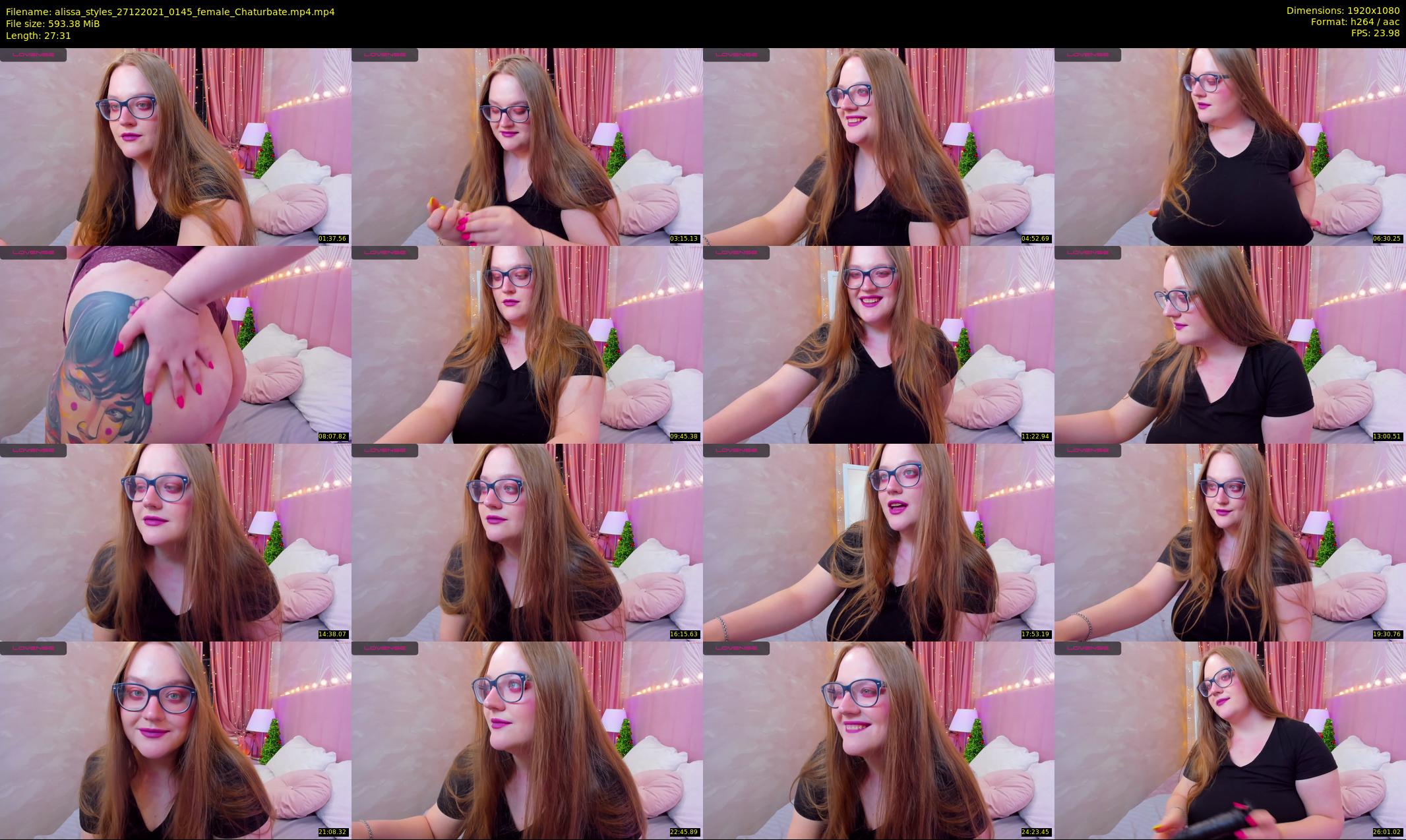 alissa_styles — 28 minute Chaturbate female cam show recording, 1080p, Dec 27, 2021