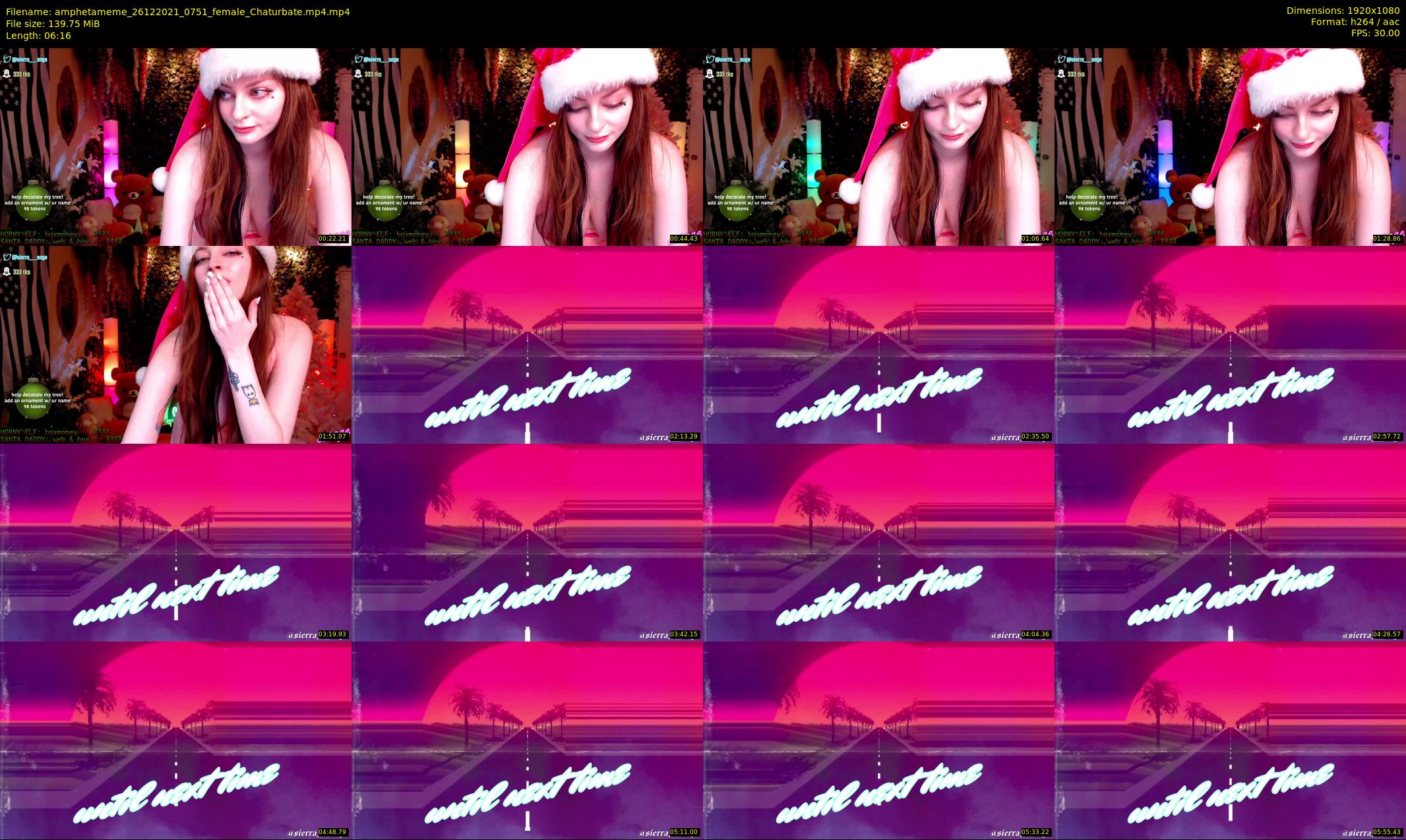 amphetameme — 7 minute Chaturbate female cam show recording, 1080p, Dec 26, 2021