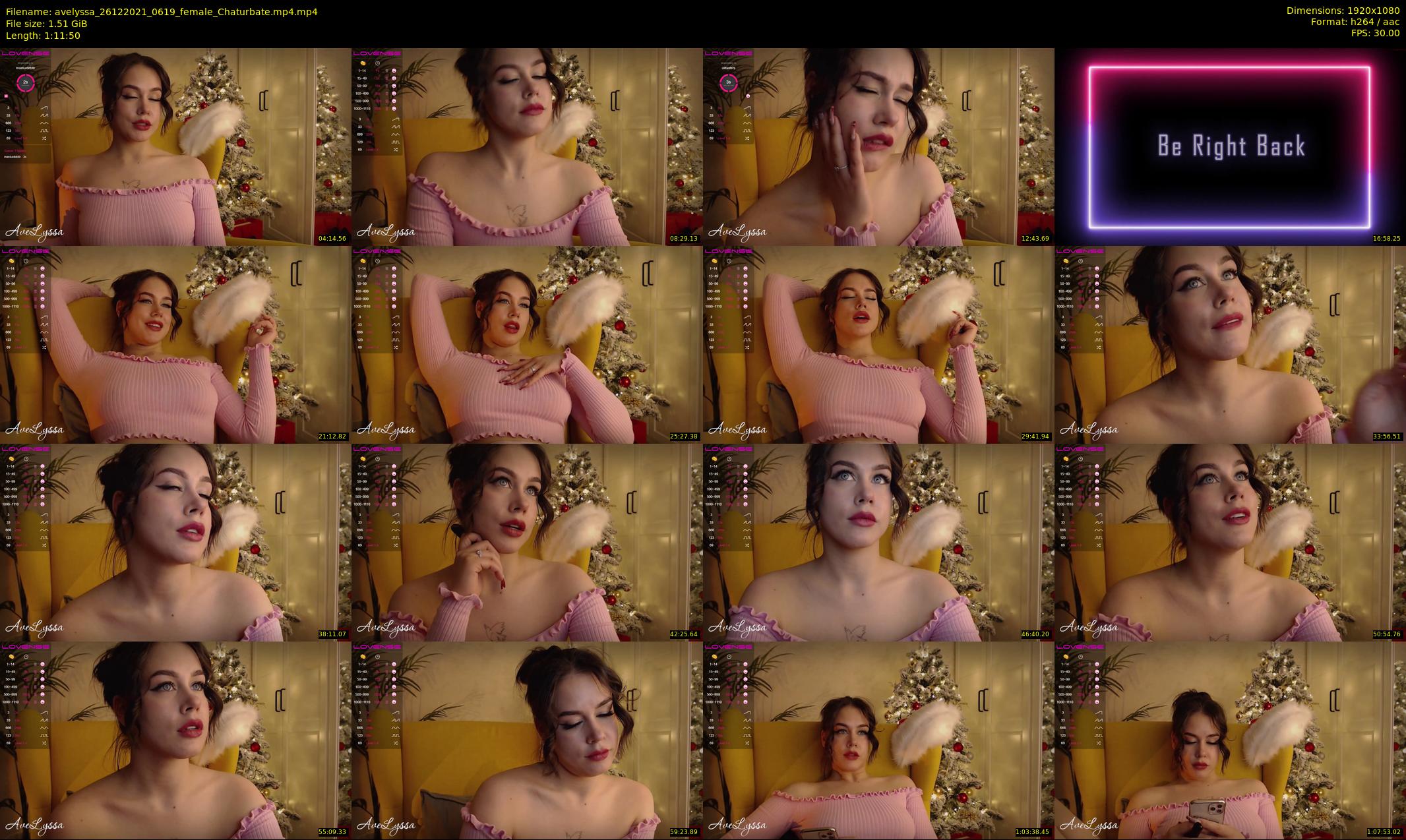 avelyssa — 72 minute Chaturbate female cam show recording, 1080p, Dec 26, 2021