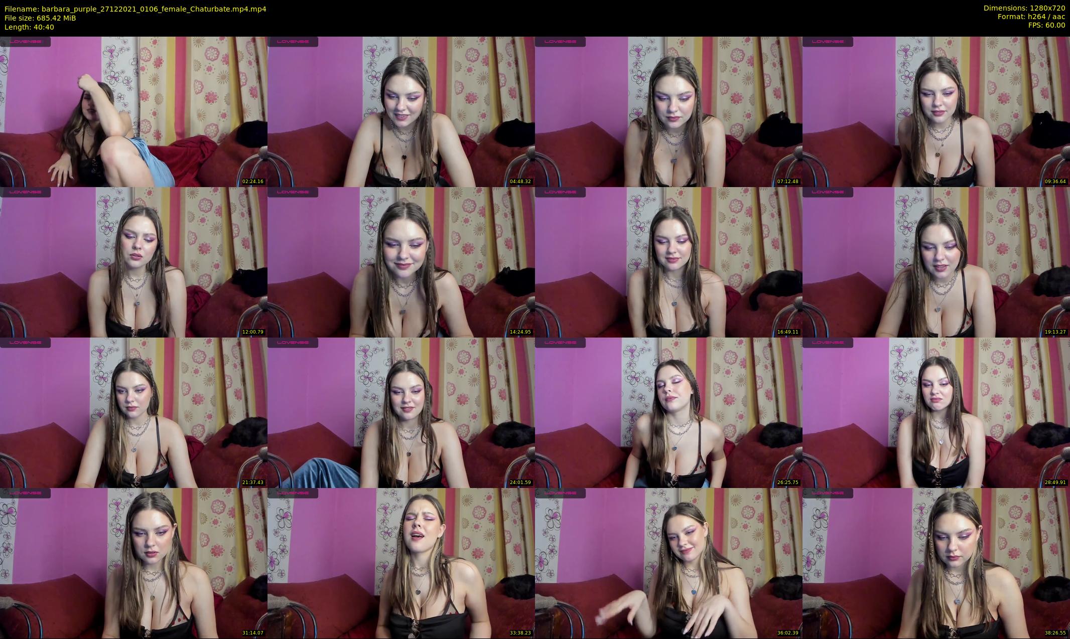 barbara_purple — 41 minute Chaturbate female cam show recording, 720p, Dec 27, 2021