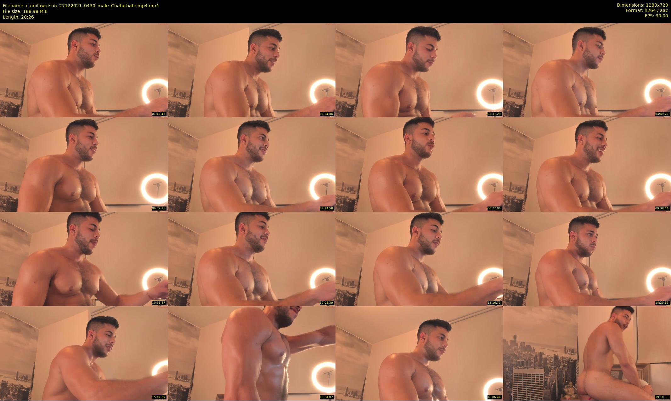 camilowatson — 21 minute Chaturbate male cam show recording, 720p, Dec 27, 2021