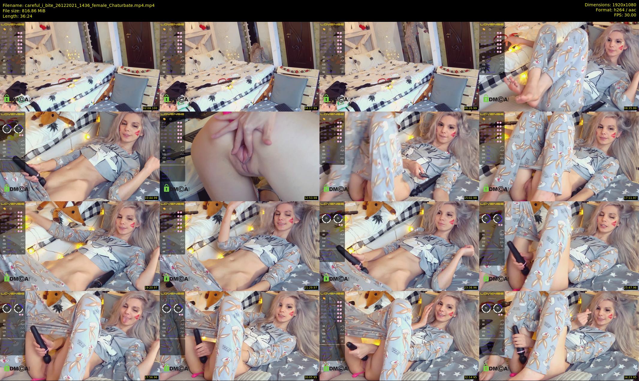 careful_i_bite — 37 minute Chaturbate female cam show recording, 1080p, Dec 26, 2021