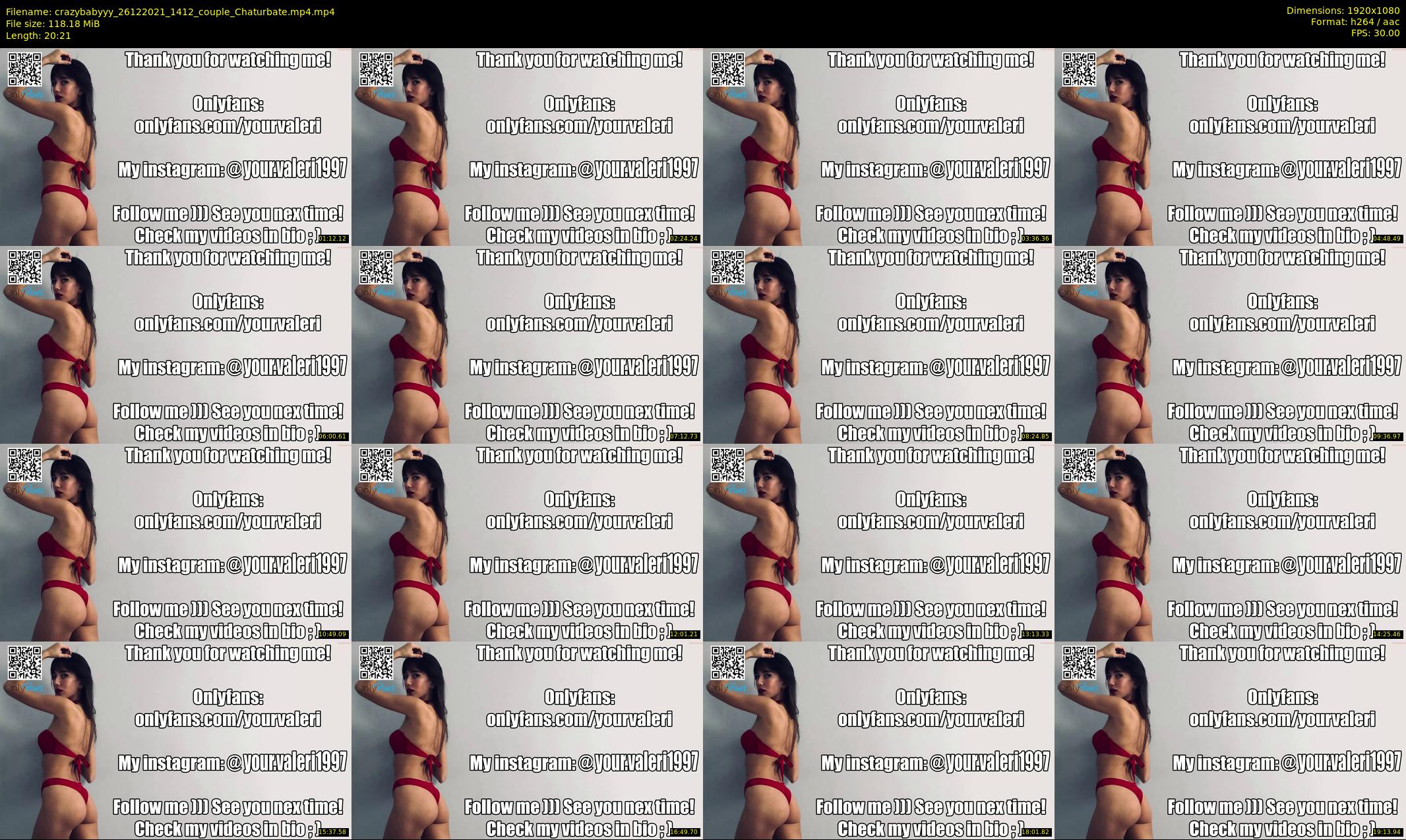 crazybabyyy — 21 minute Chaturbate couple cam show recording, 1080p, Dec 26, 2021