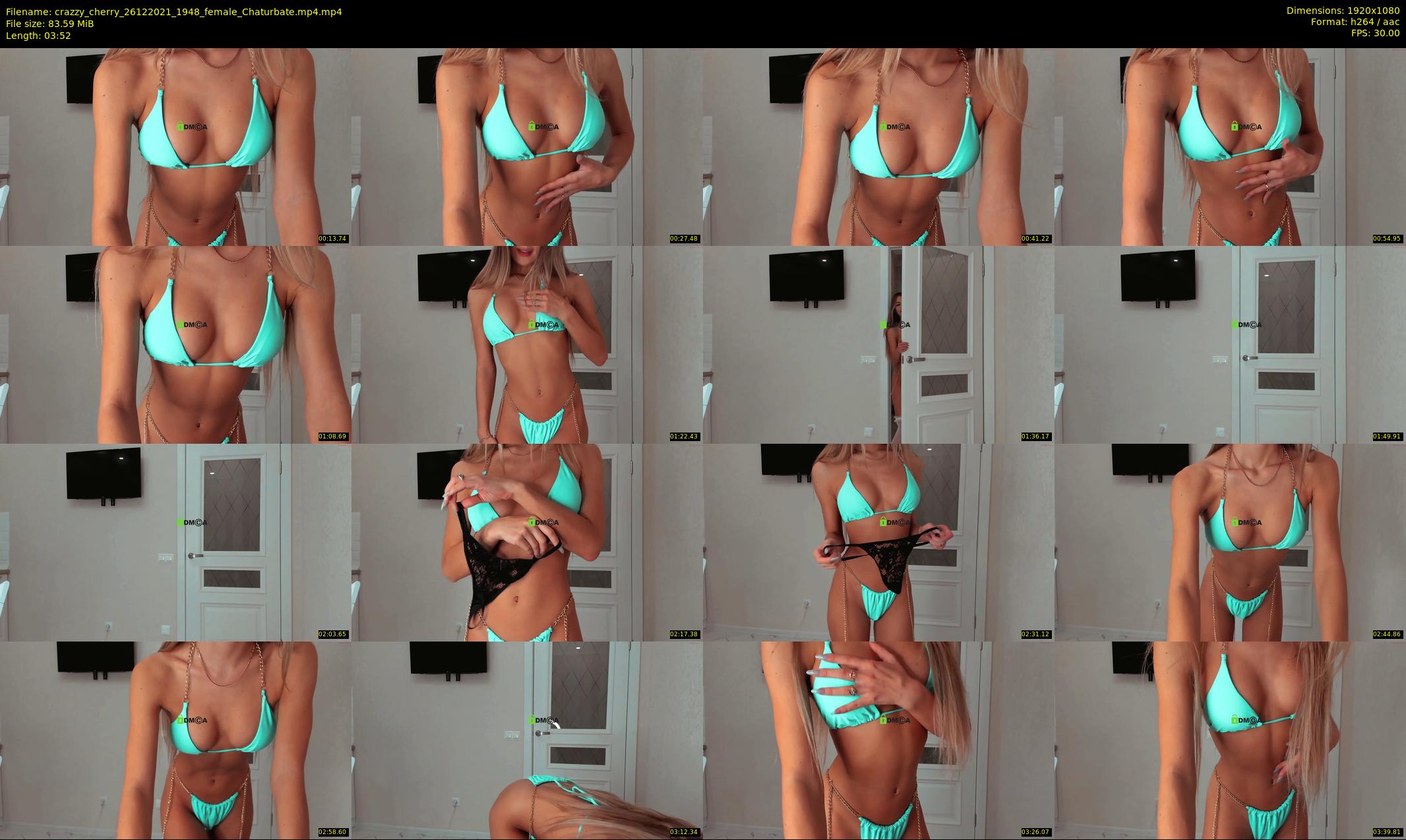 crazzy_cherry — 4 minute Chaturbate female cam show recording, 1080p, Dec 26, 2021