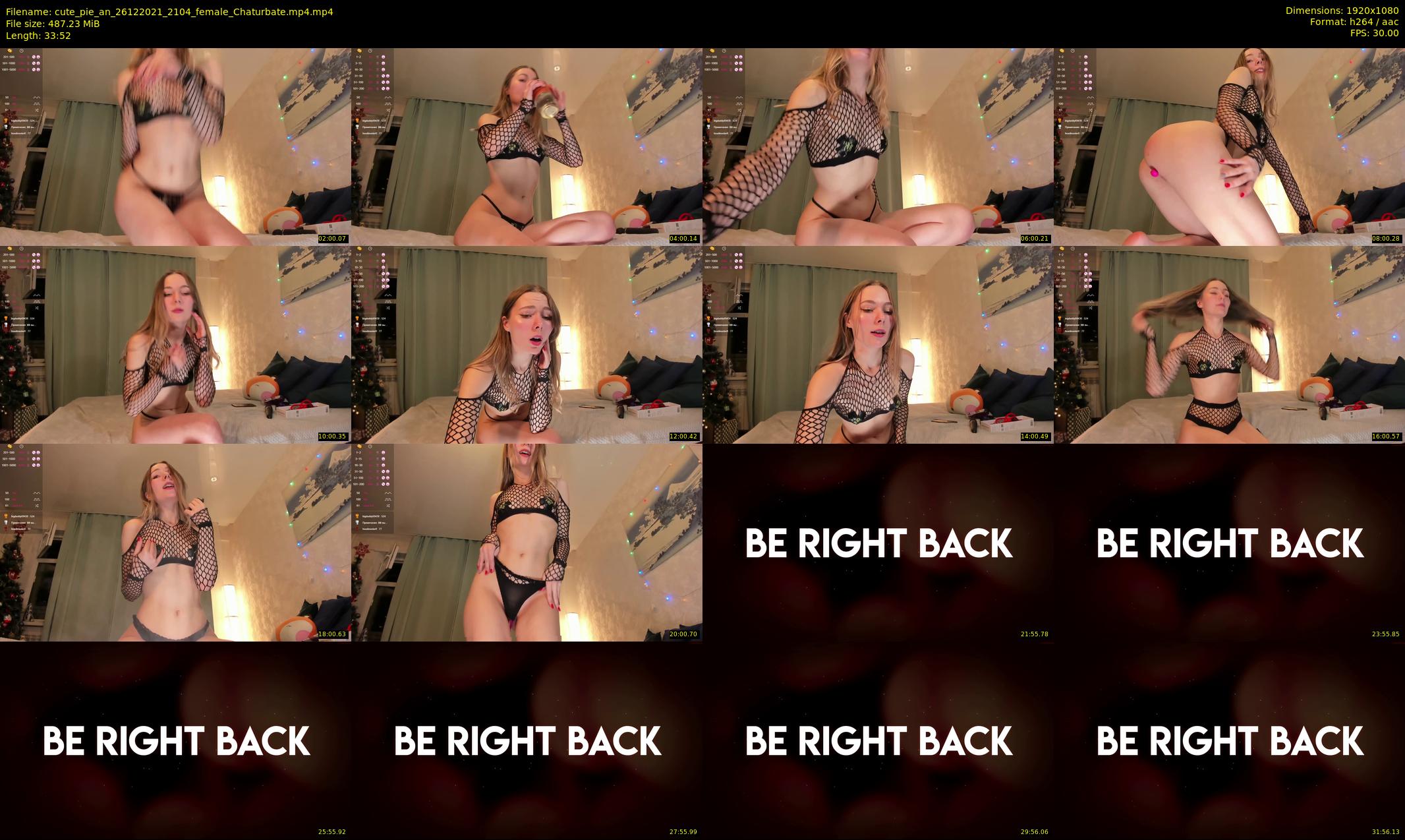 cute_pie_an — 34 minute Chaturbate female cam show recording, 1080p, Dec 26, 2021