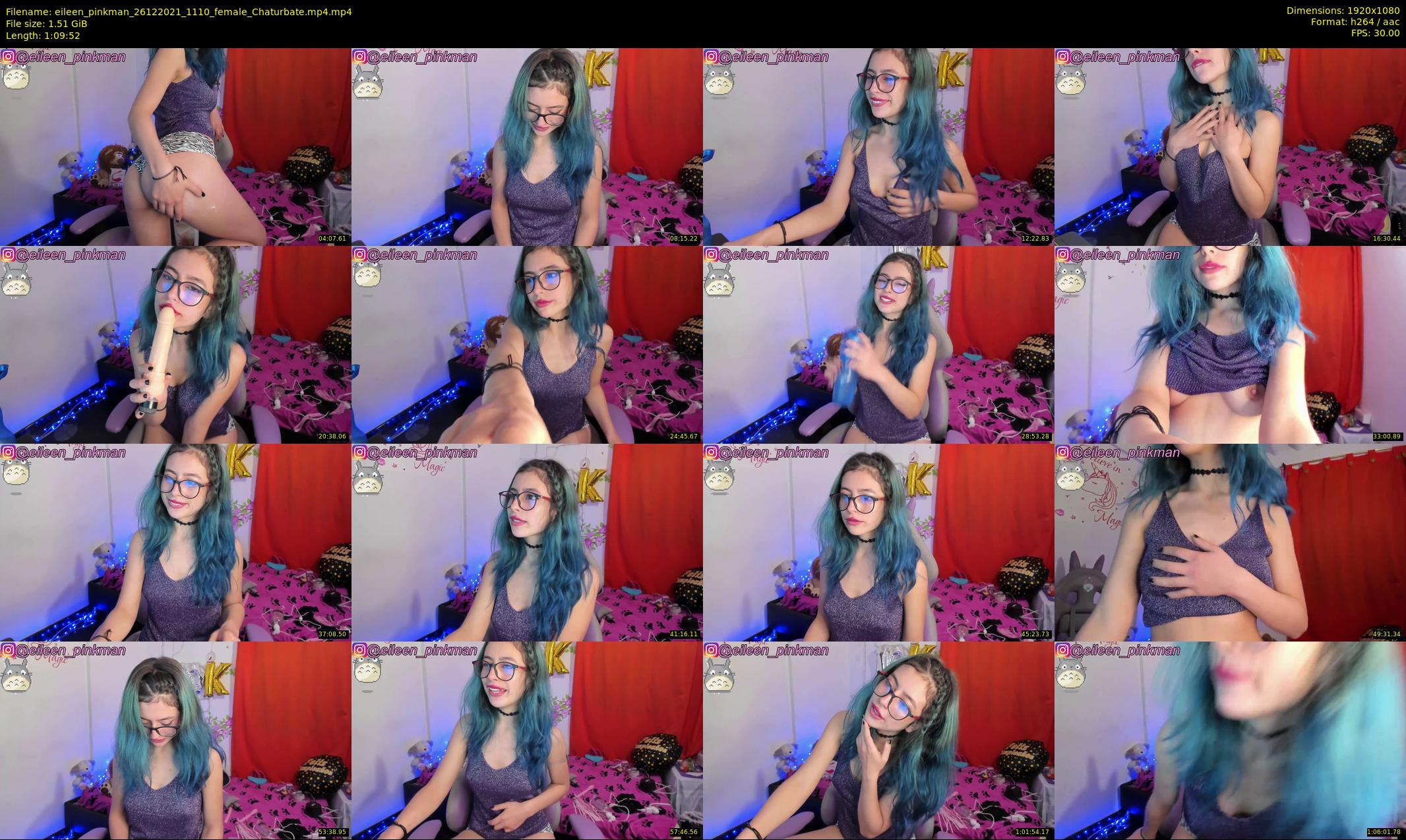 eileen_pinkman — 70 minute Chaturbate female cam show recording, 1080p, Dec 26, 2021