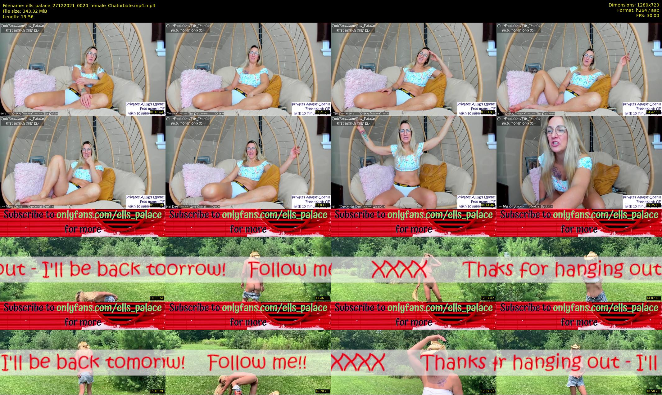 ells_palace — 20 minute Chaturbate female cam show recording, 720p, Dec 27, 2021