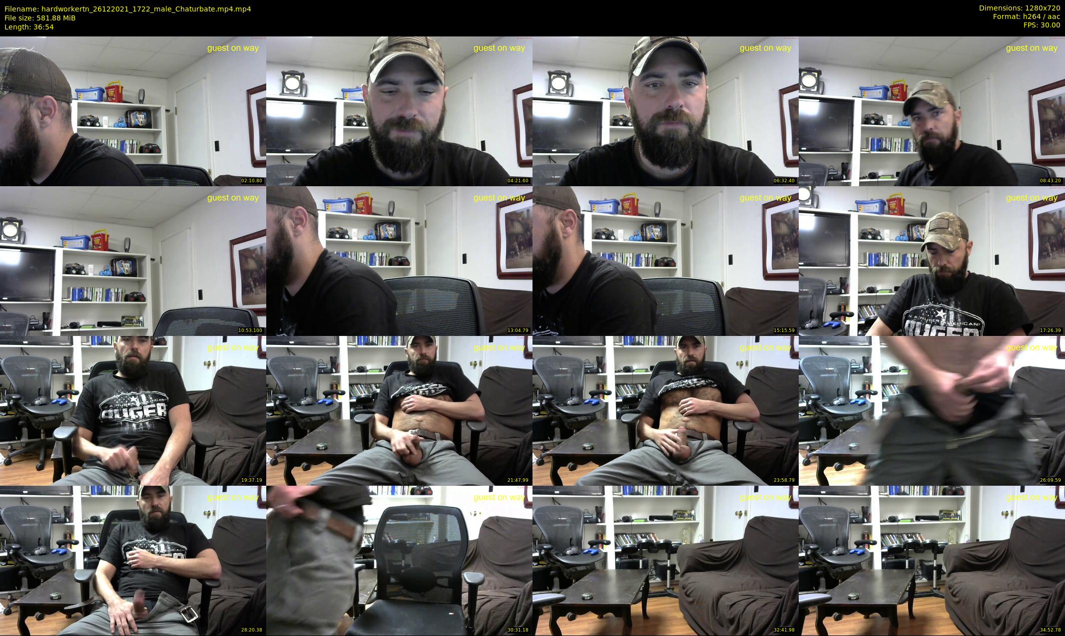 hardworkertn — 37 minute Chaturbate male cam show recording, 720p, Dec 26, 2021