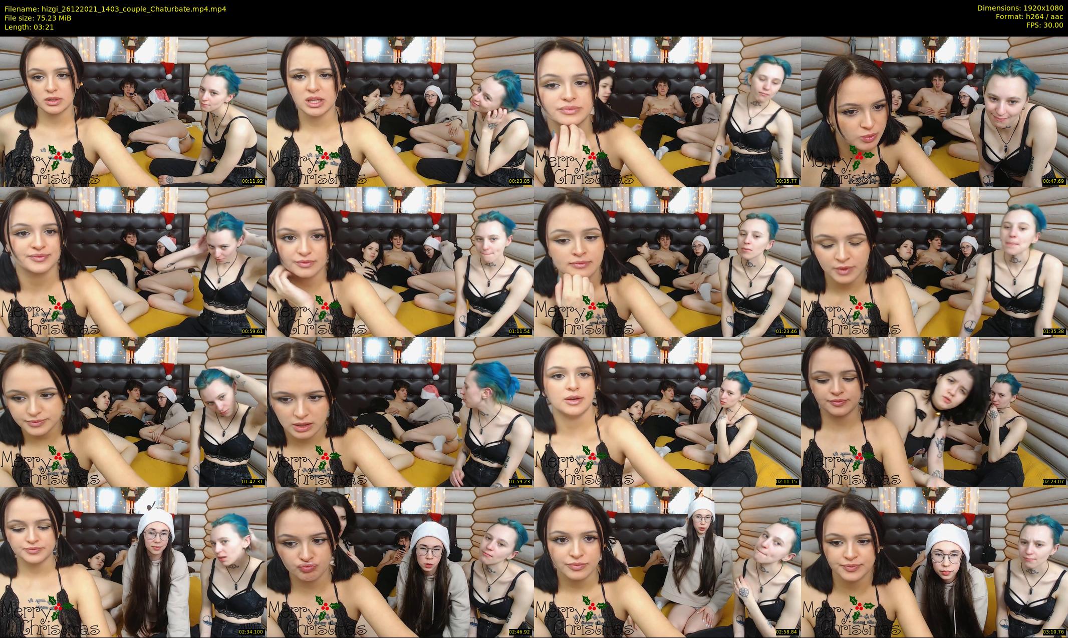 hizgi — 4 minute Chaturbate couple cam show recording, 1080p, Dec 26, 2021