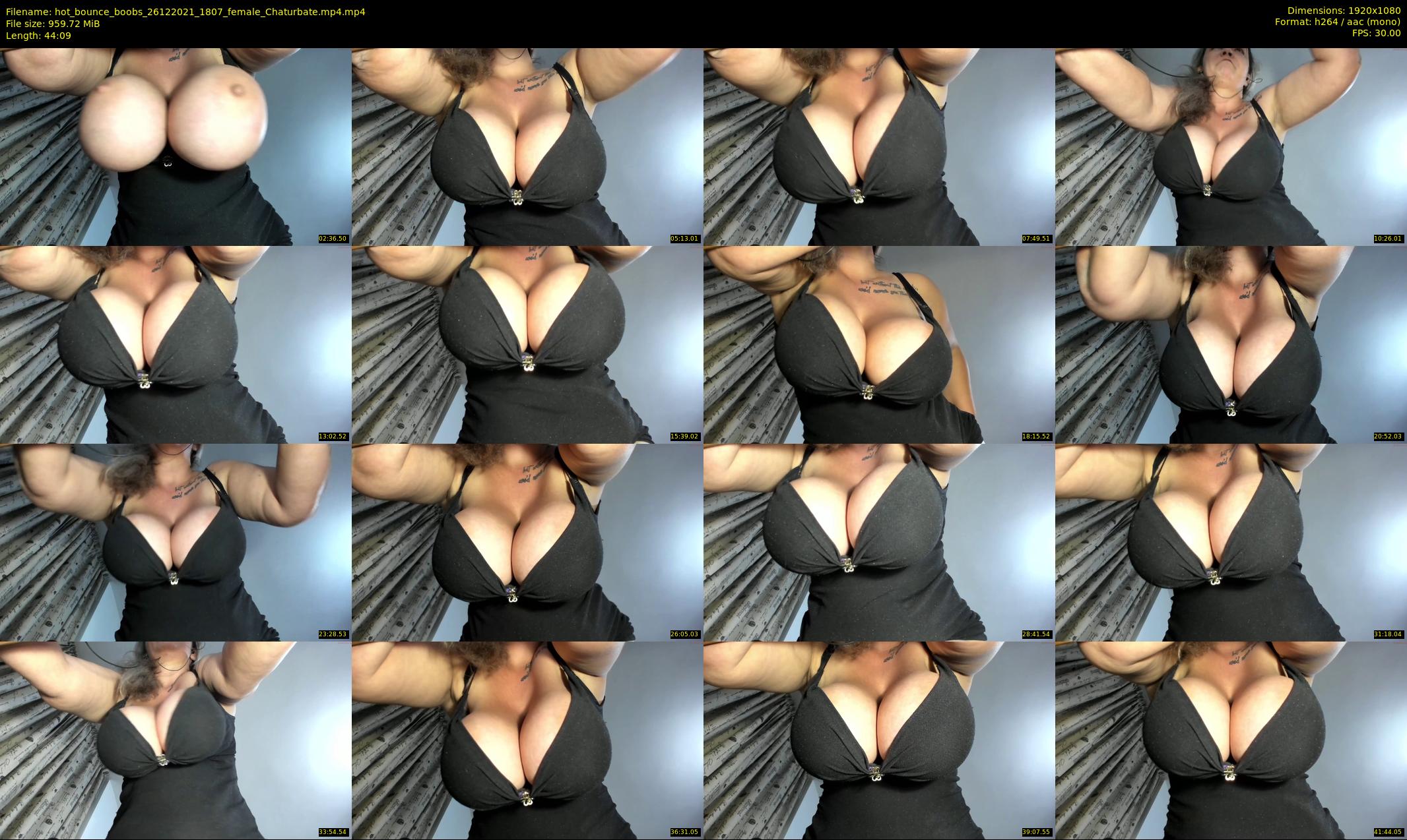 hot_bounce_boobs — 45 minute Chaturbate female cam show recording, 1080p, Dec 26, 2021