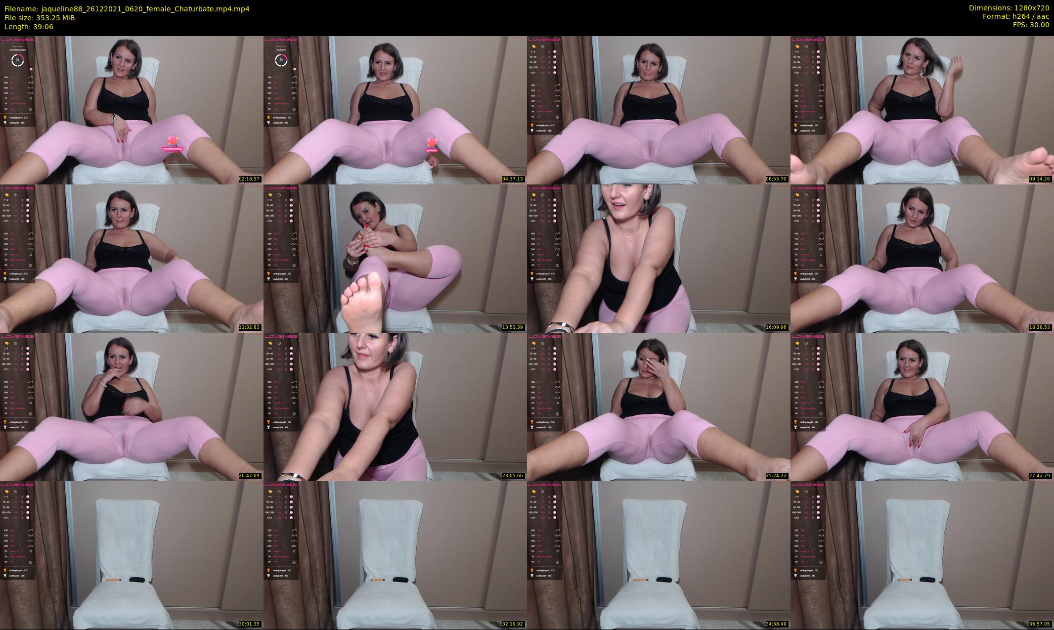 jaqueline88 — 40 minute Chaturbate female cam show recording, 720p, Dec 26, 2021