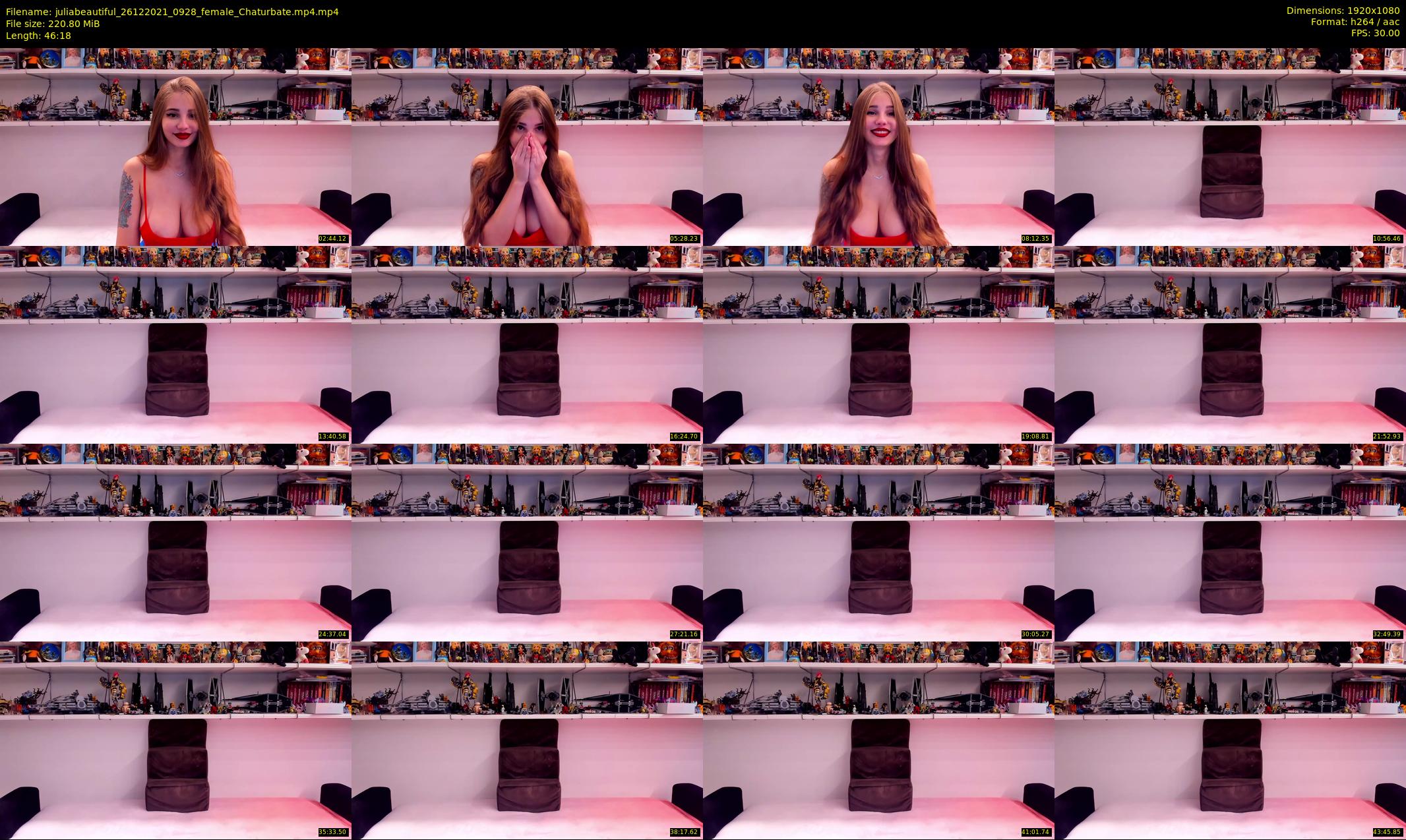 juliabeautiful — 47 minute Chaturbate female cam show recording, 1080p, Dec 26, 2021