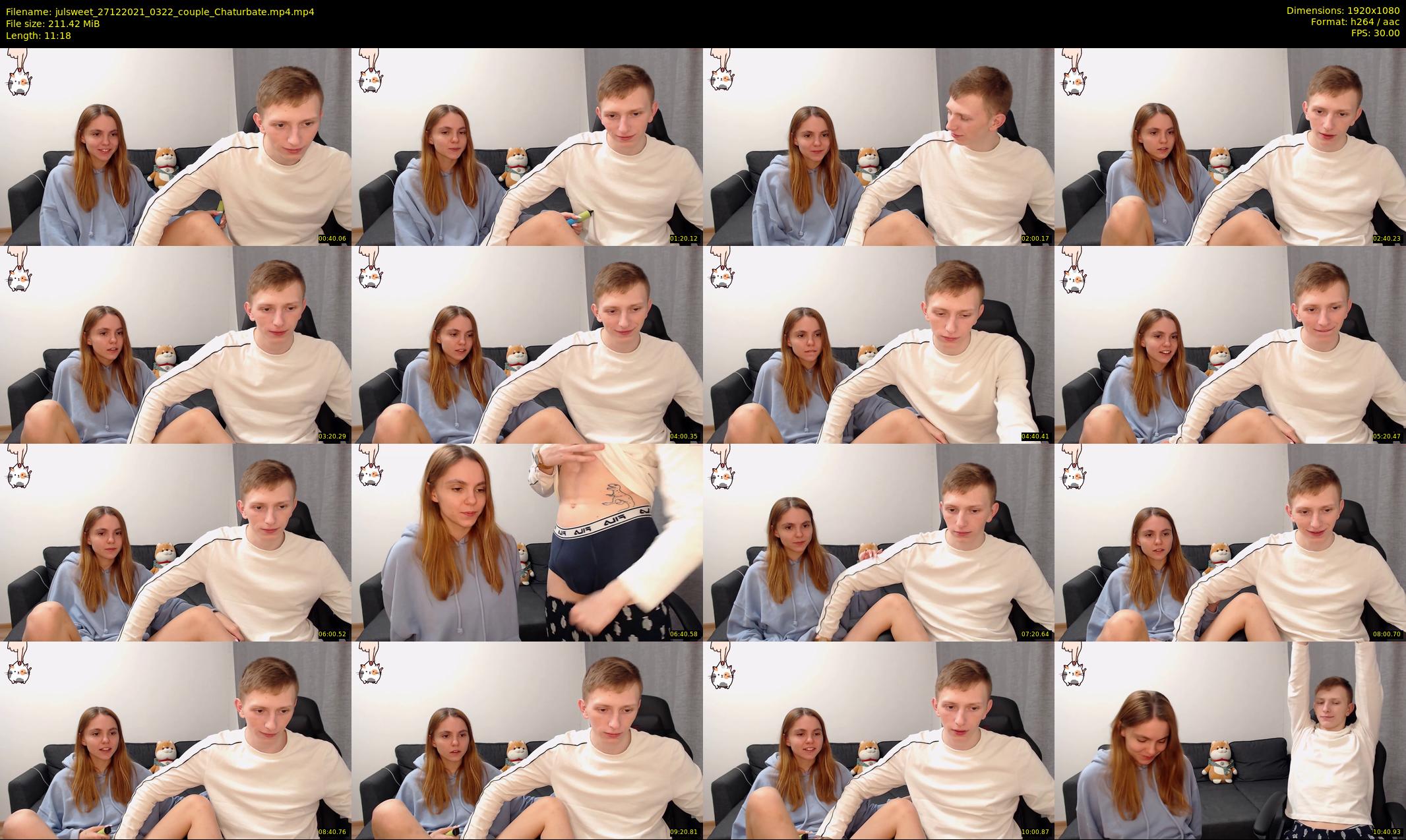 julsweet — 12 minute Chaturbate male cam show recording, 1080p, Dec 27, 2021